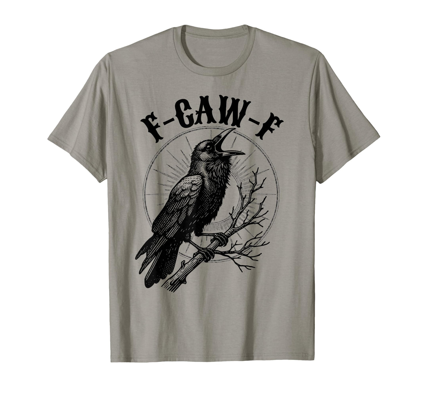 Vintage F-Caw-F Funny Crow Talk T-Shirt