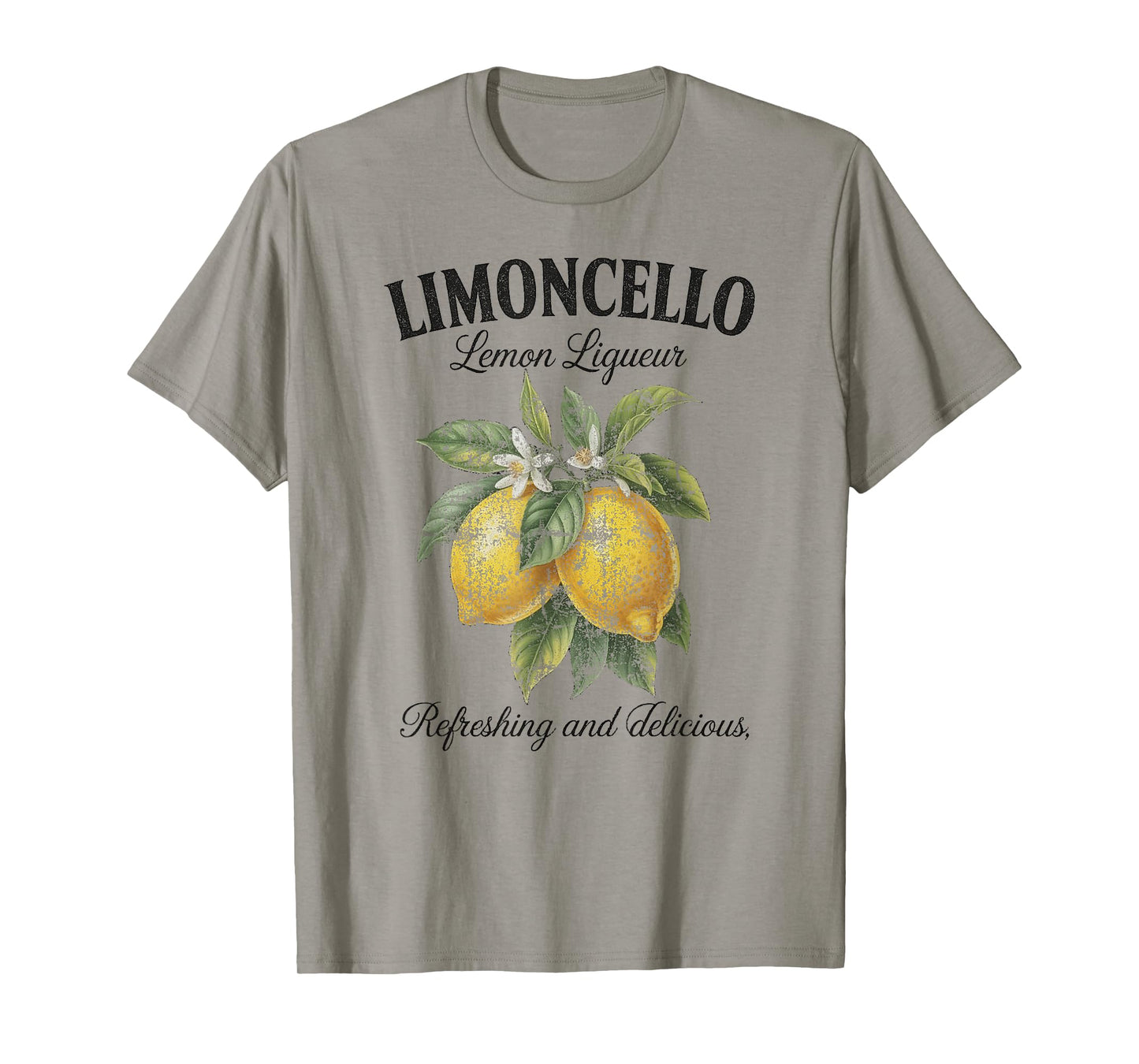 Limoncello Italy Vintage Refreshing Lemon Vacation Men Woman T-Shirt