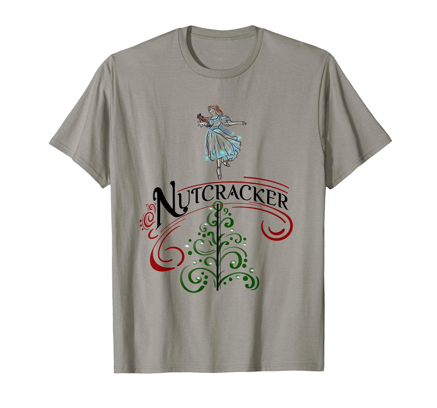 The Nutcracker Ballet Christmas Tree Holiday Dance T-Shirt