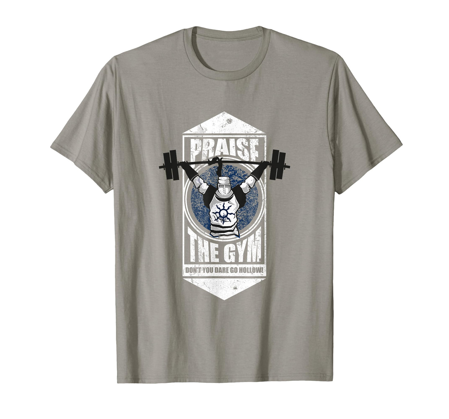 Grindstore Originals Praise The Gym T-Shirt - Women's Grey Classic Gym T-Shirt - Small