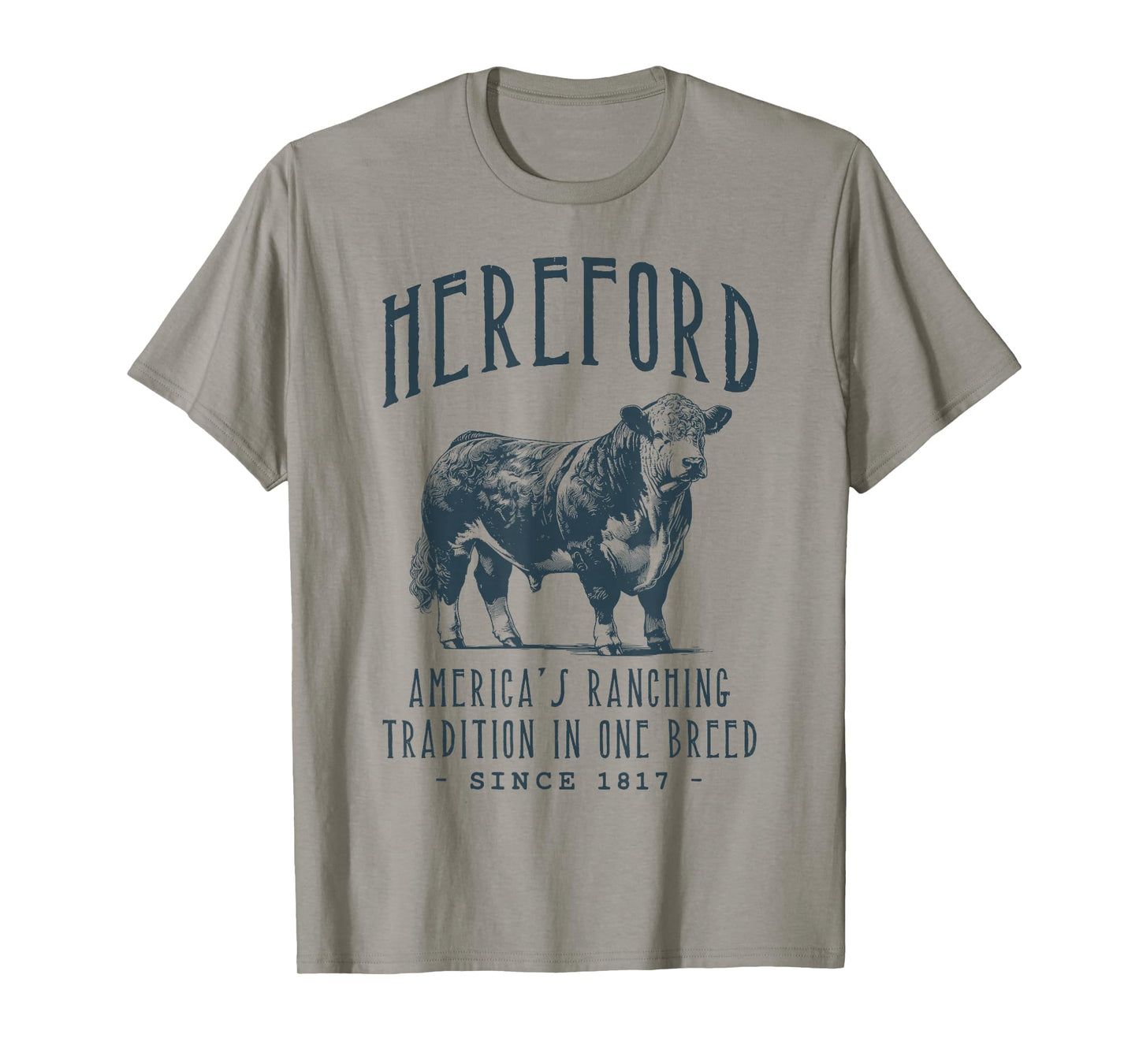 HEREFORD CATTLE VINTAGE LIVESTOCK DESIGN T-Shirt