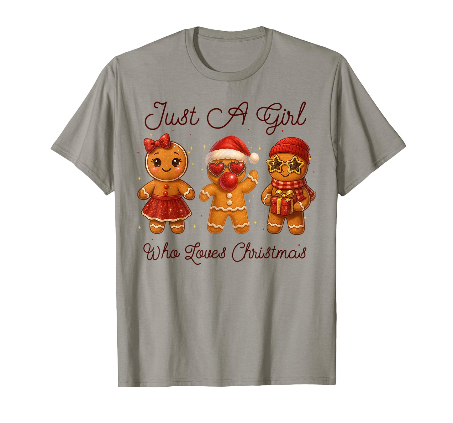 Christmas Gingerbread Coquette Matching Family Xmas Holiday T-Shirt