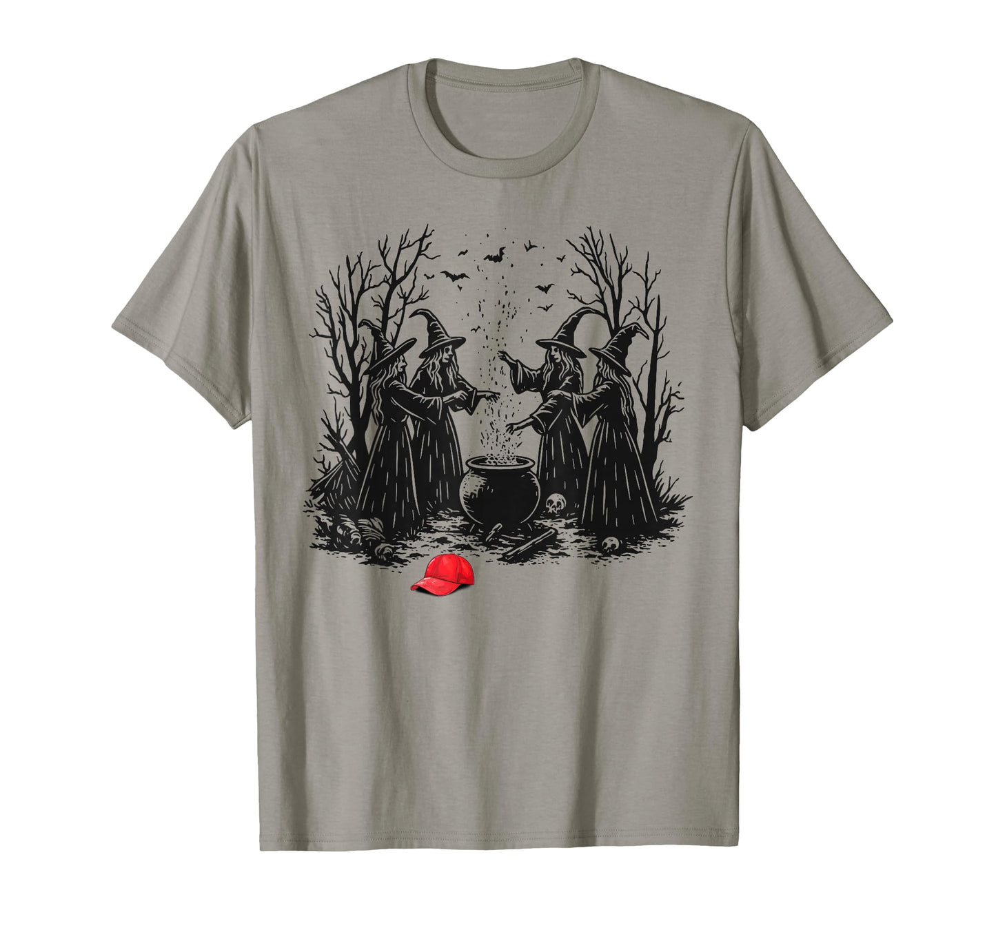 Spooky Witch Halloween Anti-Trump Feminist Women Rights T-Shirt