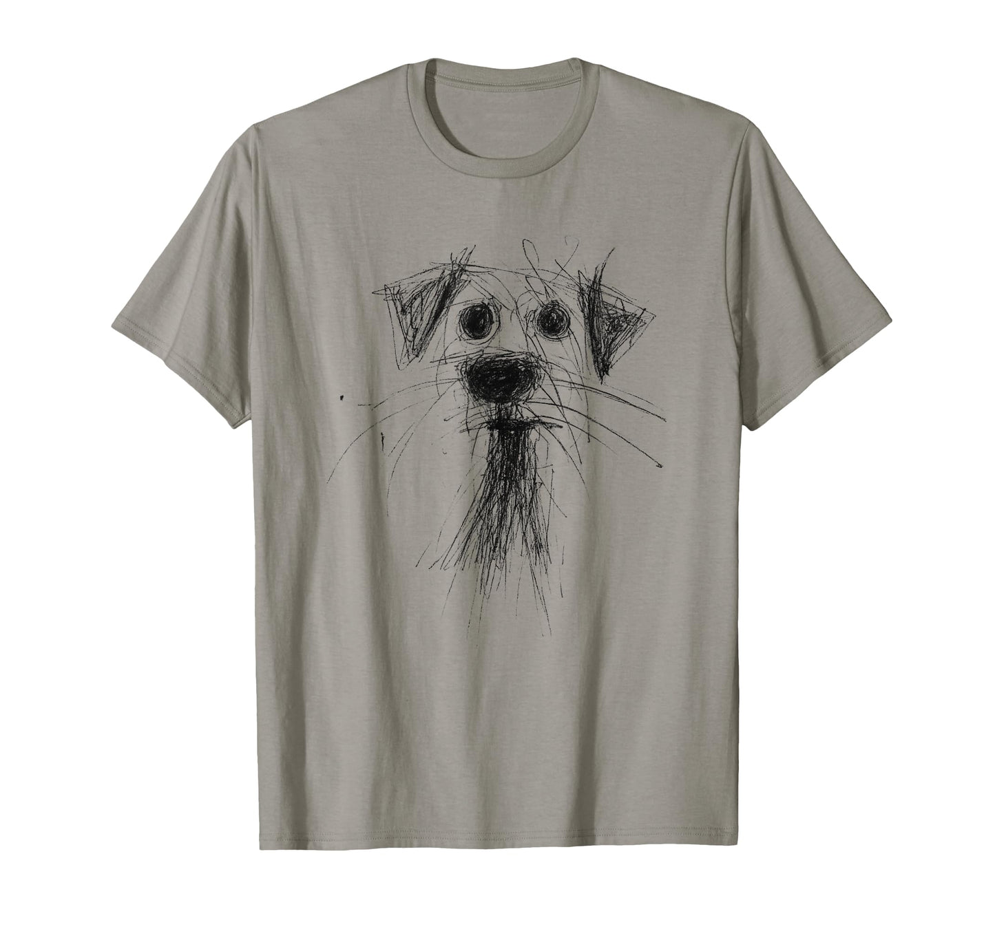 Dog Lover Abstract Scribble Art Cute Puppy Puppy T-Shirt