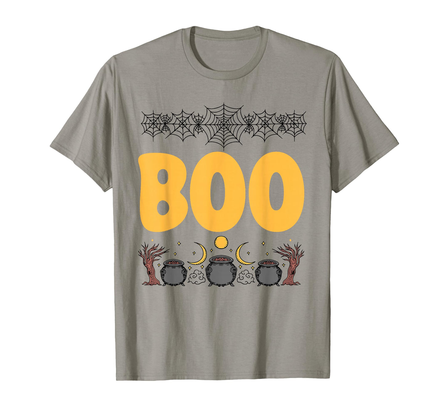 Boo Halloween Spider Witch Trick or Treat Halloween Lover T-Shirt