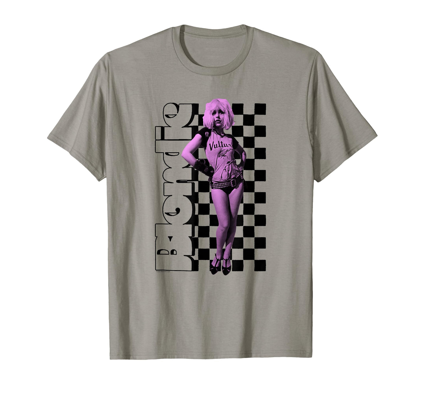 Blondie Checkerboard Portrait Vintage Band T-Shirt