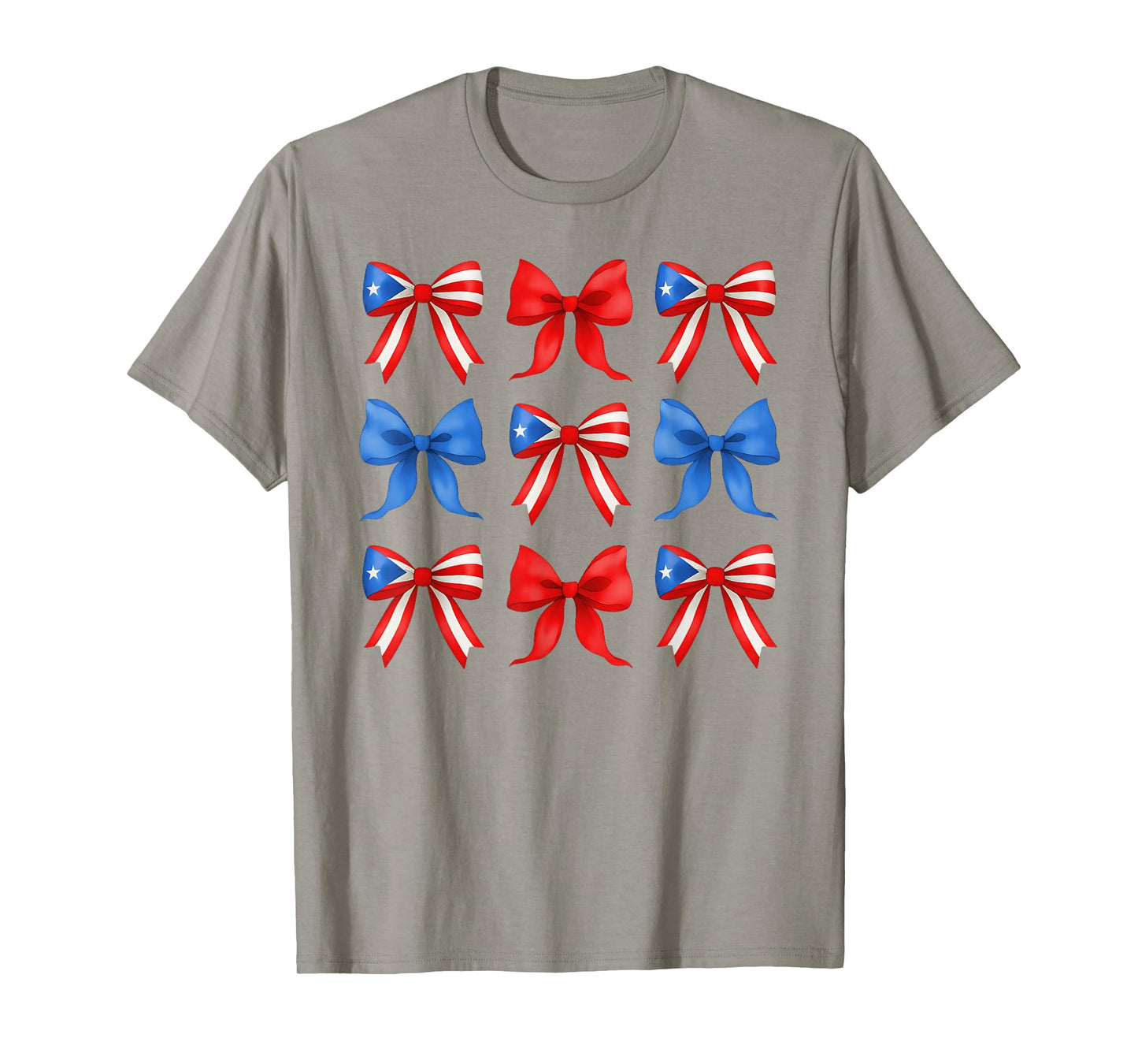 Puerto Rico Coquette Bow Puerto Rico Flag Ribbon Boricua T-Shirt