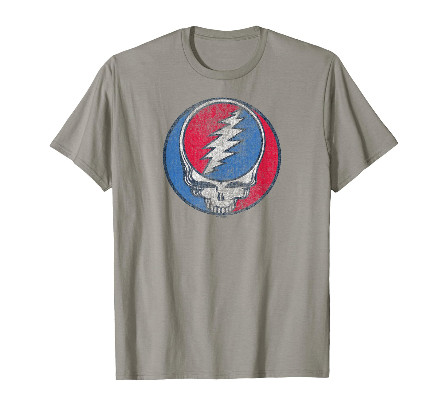 Grateful Dead Distressed Steal Your Face Logo Vintage Band T-Shirt