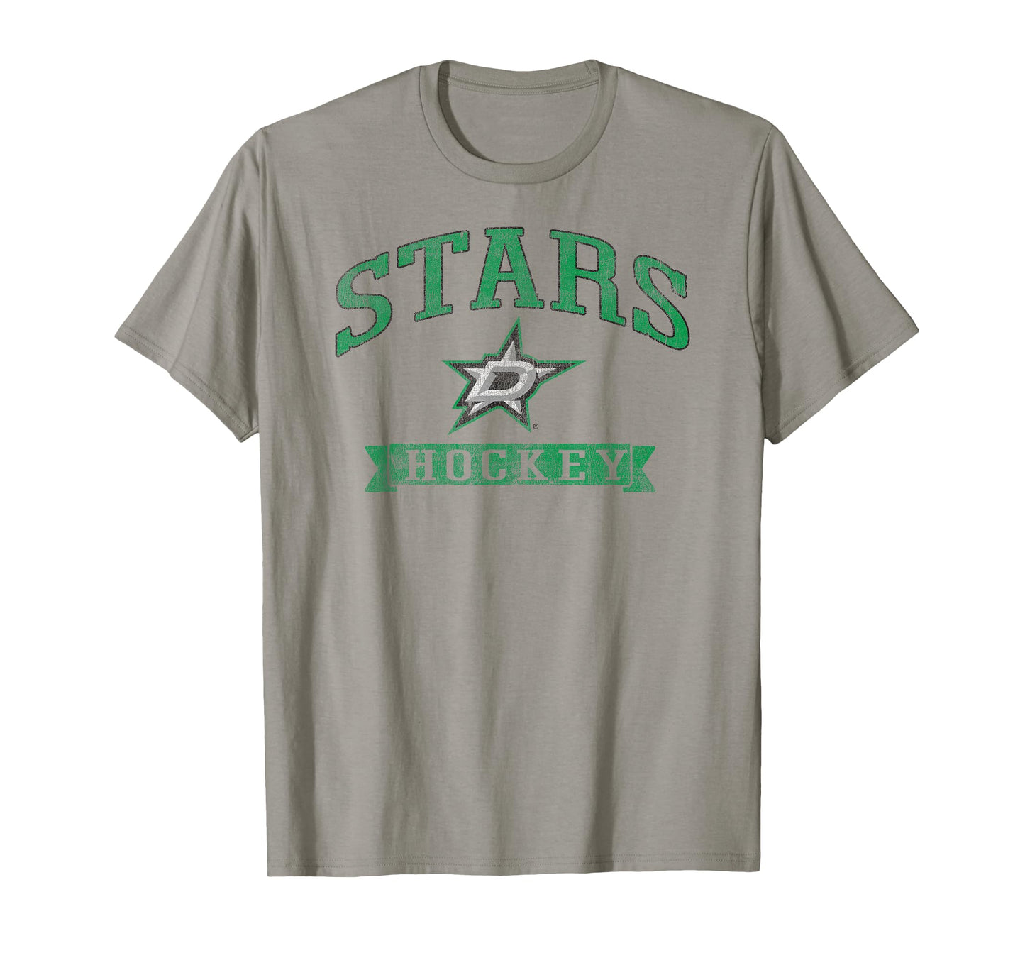 Dallas Stars Vintage Hockey Gray Officially Licensed T-Shirt