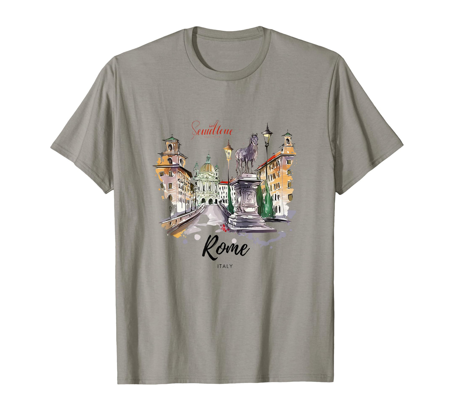 Retro Vintage Rome Italy Italia Travel Trip Souvenir T-Shirt