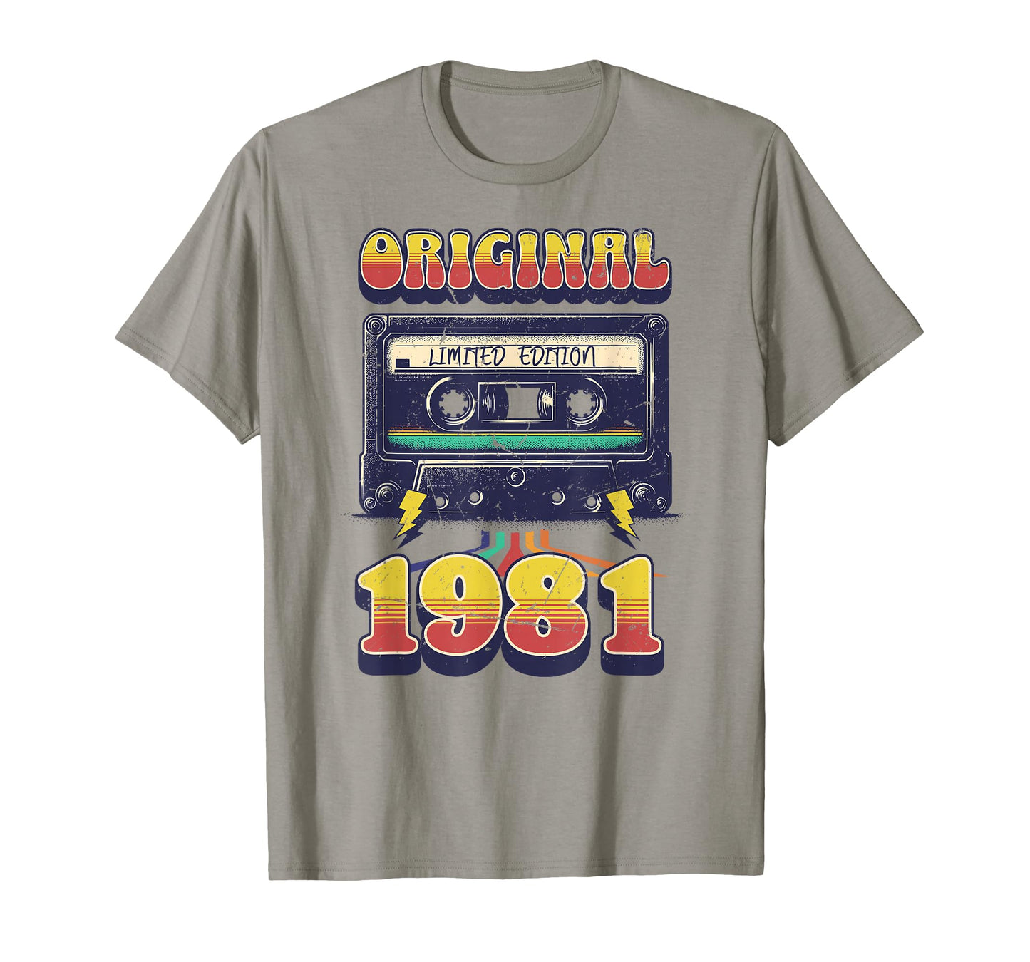 44th Birthday Retro Vintage 1981 Men Women T-Shirt