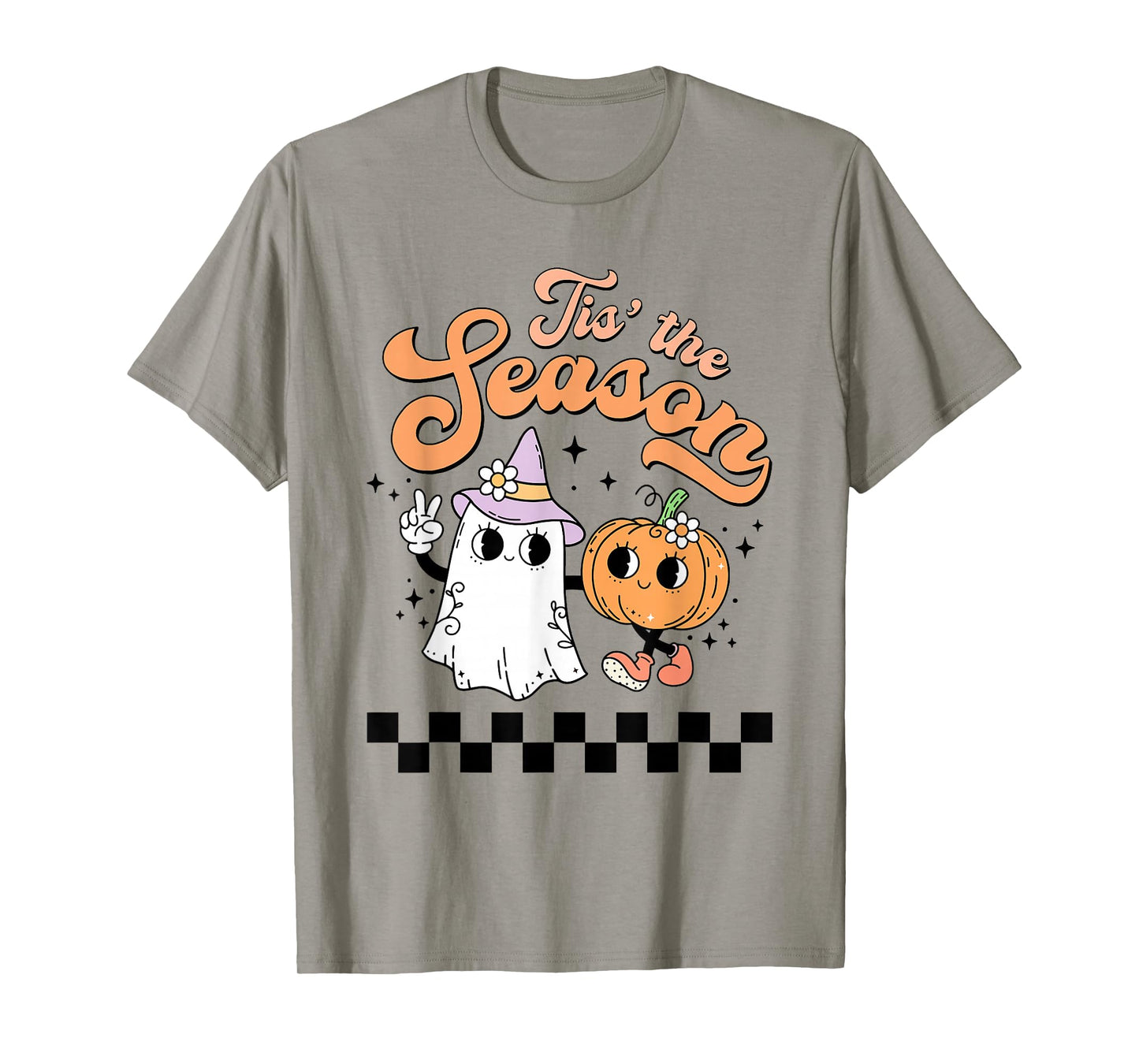 Tis The Season Ghost Pumpkin Halloween T-Shirt