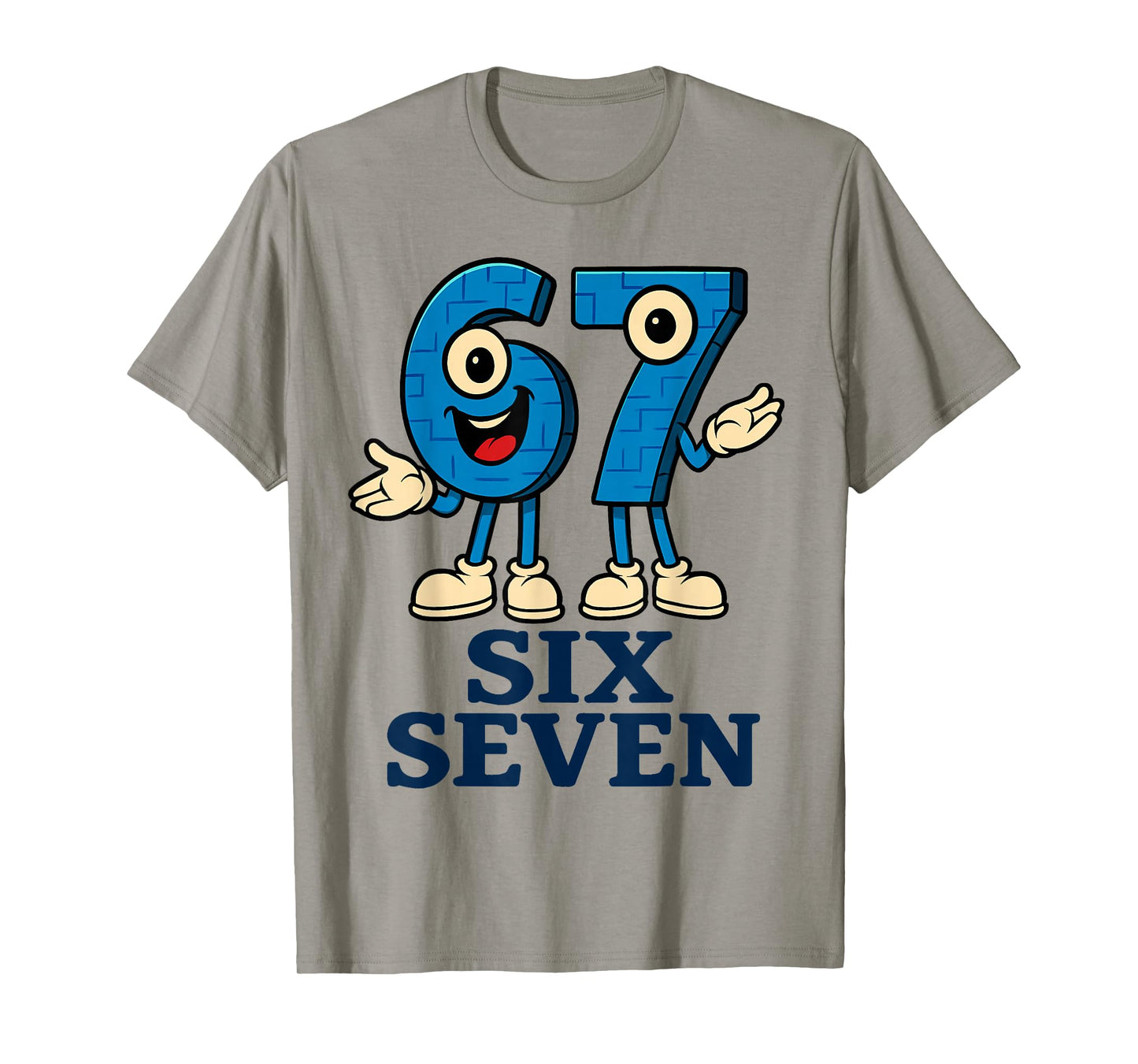 67 Six Seven 6-7 - Funny Italian Brainrot Kids Gaming Meme T-Shirt