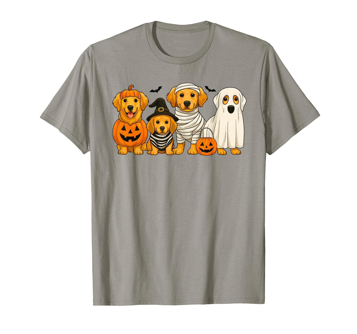 Retriever Lover Dog Mom Halloween Vibes Spooky Boo Pumpkin T-Shirt