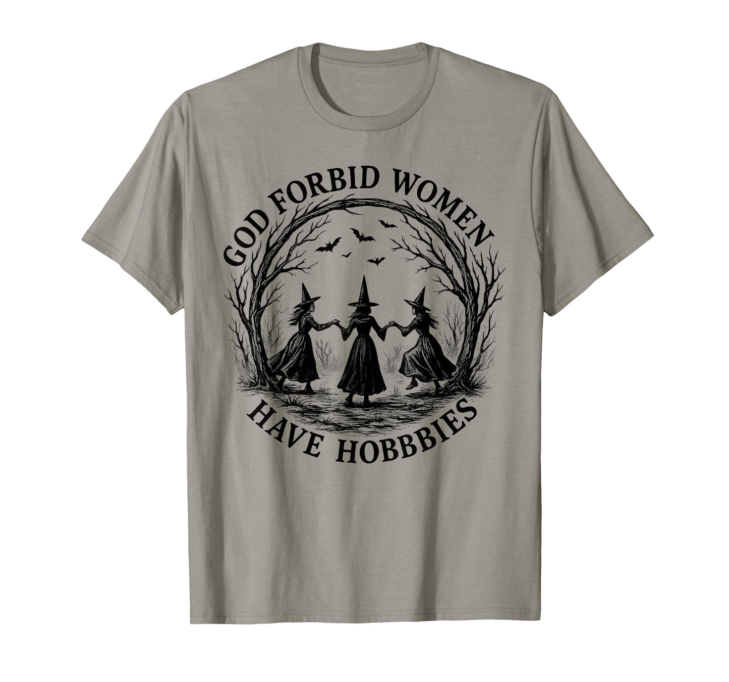 Vintage Witches Halloween Feminism T-Shirt