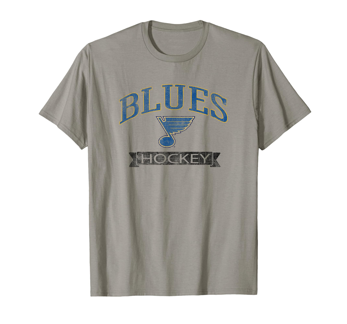 St. Louis Blues Vintage Hockey Gray Officially Licensed T-Shirt