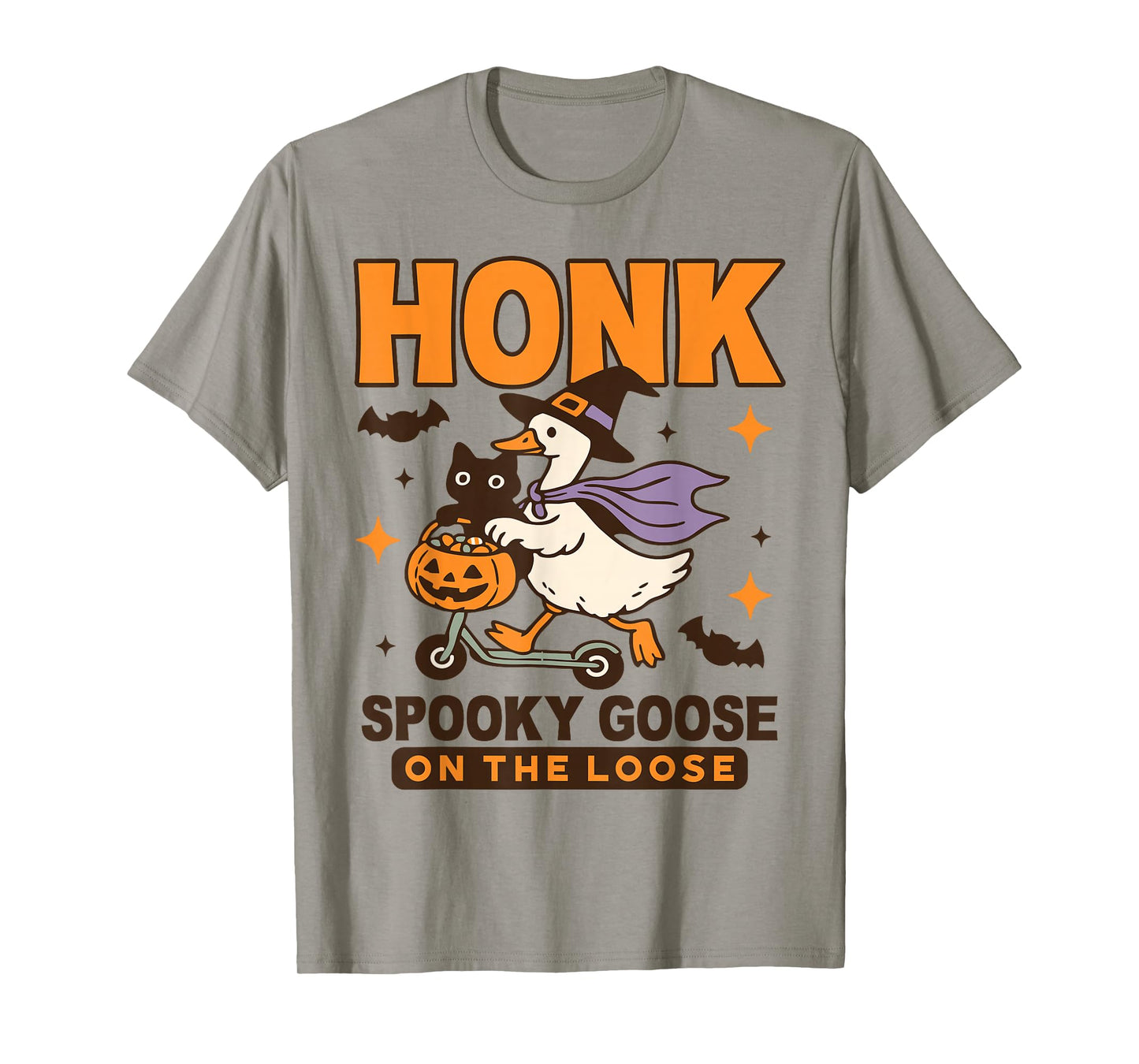 Honk Goose Funny Spooky Goose On The Loose T-Shirt