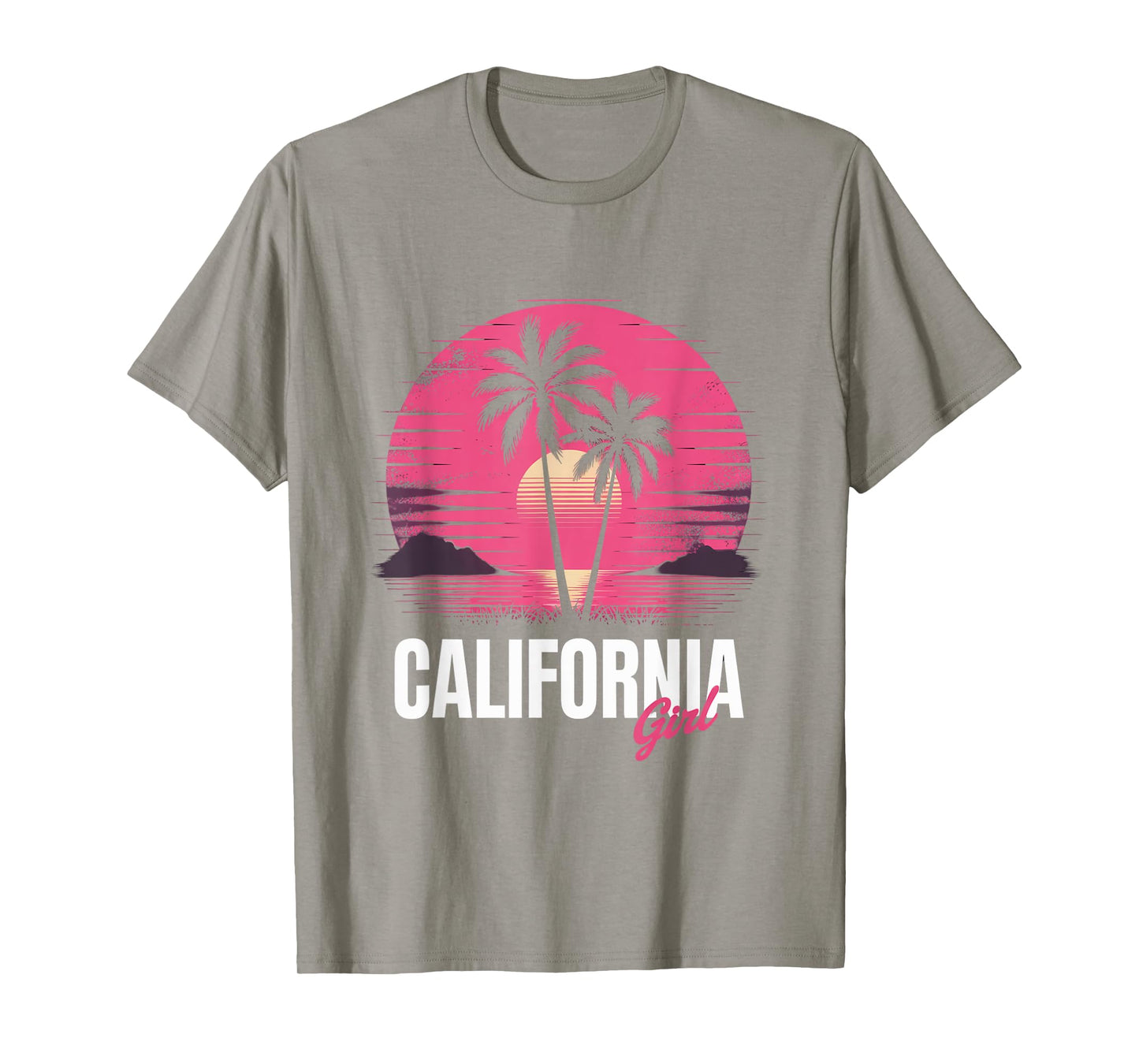The Original California Girl Cute Pink Girly California T-Shirt