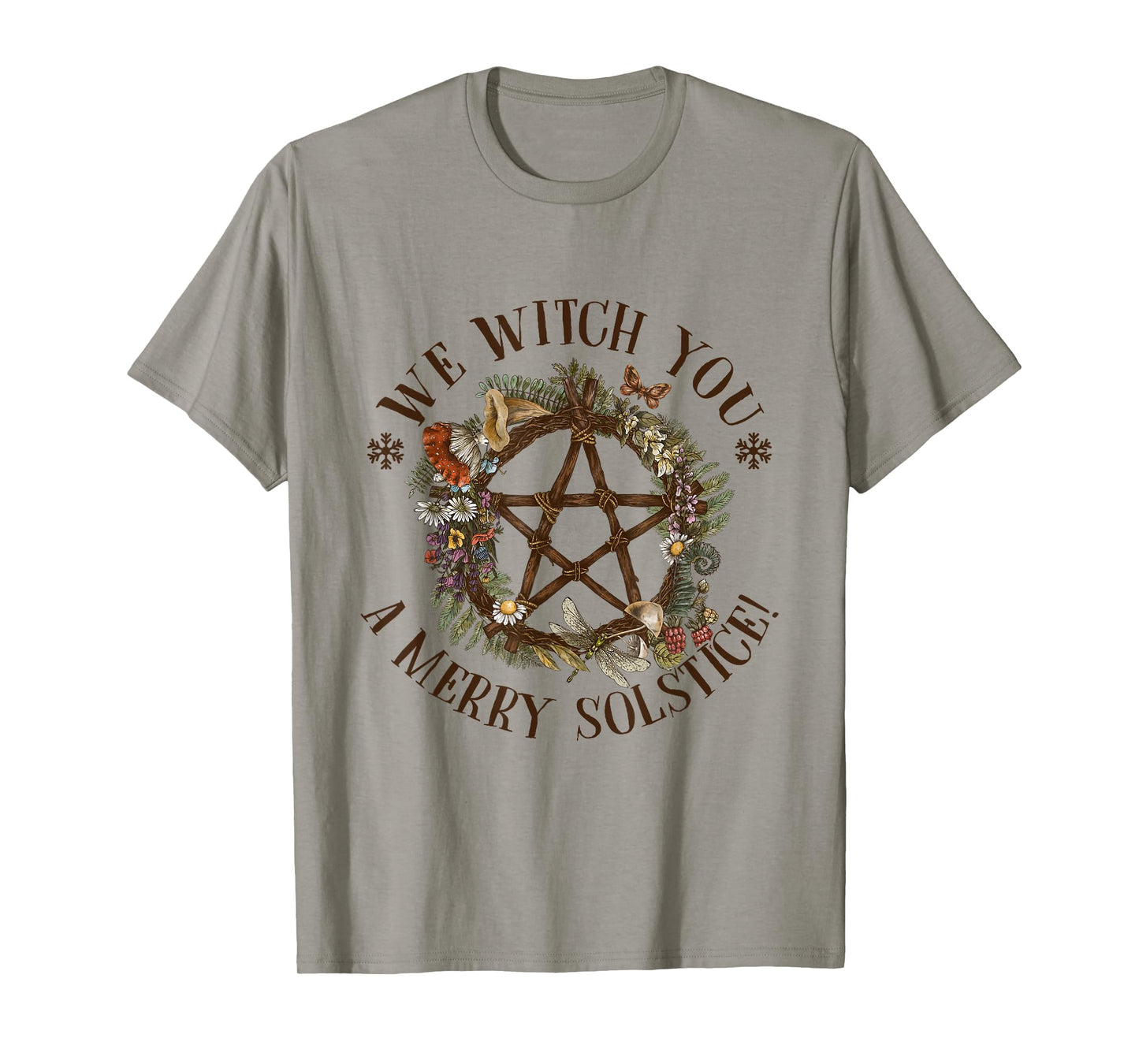 We Witch You A Merry Winter Solstice Yule Pagan Santa Wiccan T-Shirt