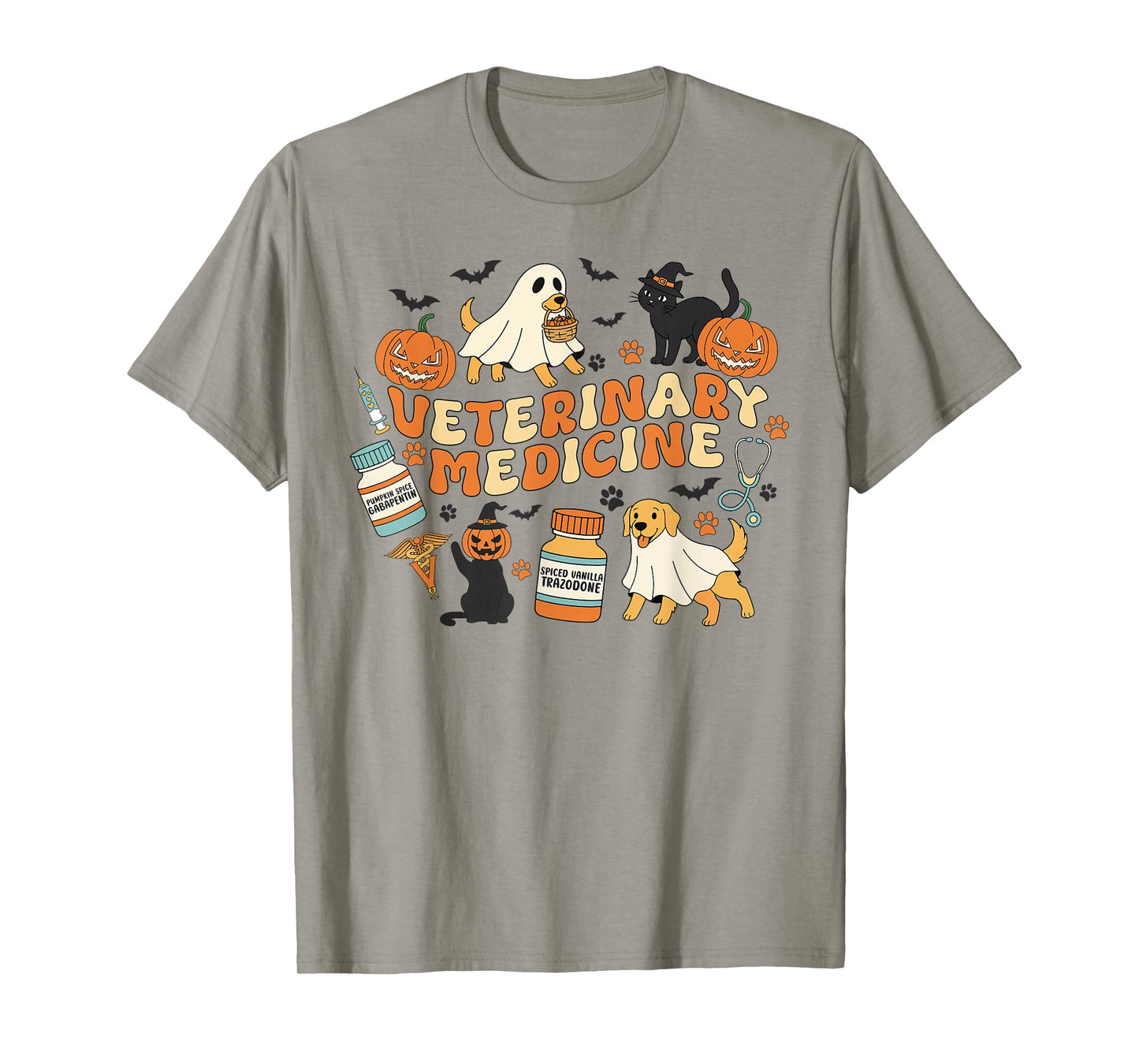 Spooky Veterinary Medicine Technician, Vet Tech Halloween T-Shirt
