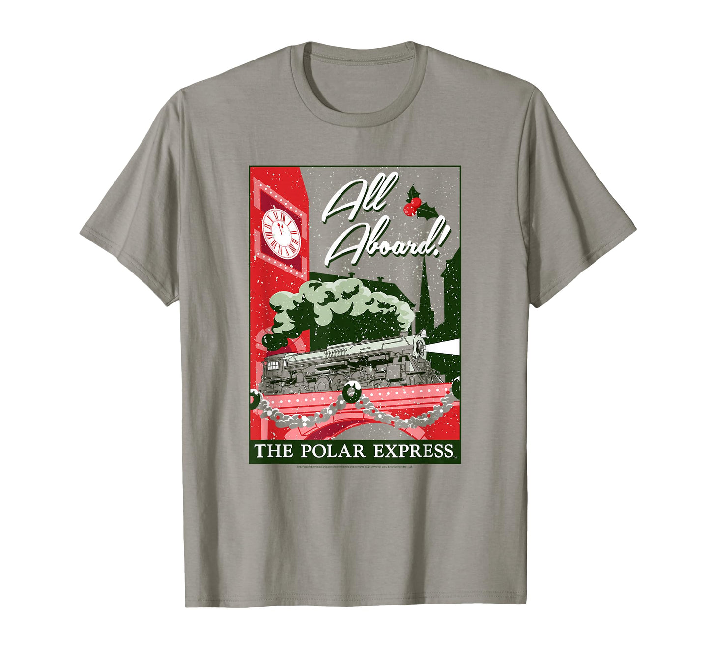 Polar Express Vintage Postcard Retro Christmas Holiday T-Shirt