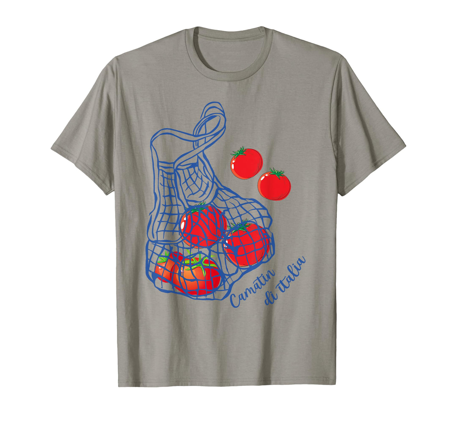 Tomato Bag Girl Summer Gardening Farmer Aesthetic T-Shirt