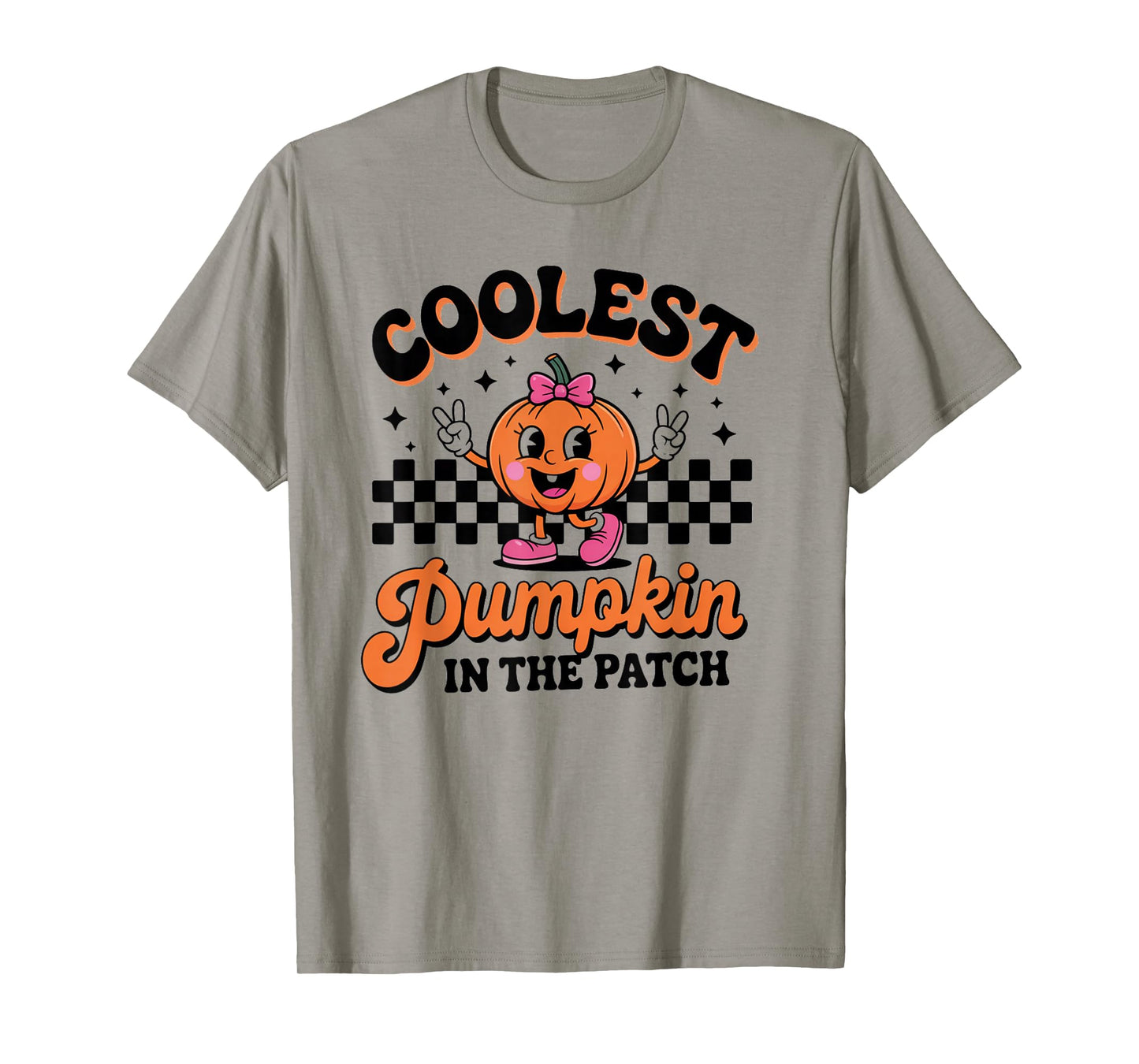 Groovy Coolest Pumpkin in The Patch Halloween for Kids Boys T-Shirt