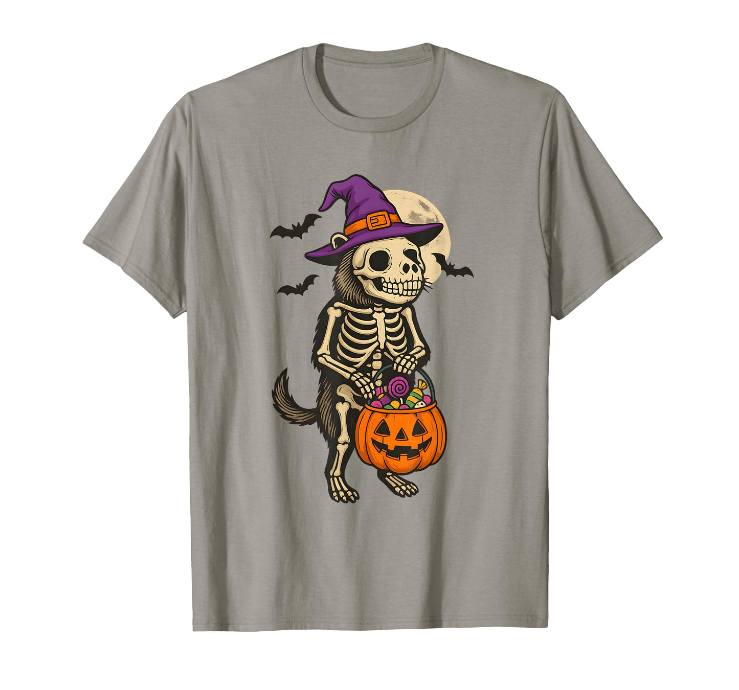 Capybara Skeleton Halloween Spooky Skeleton Trick or Treat T-Shirt