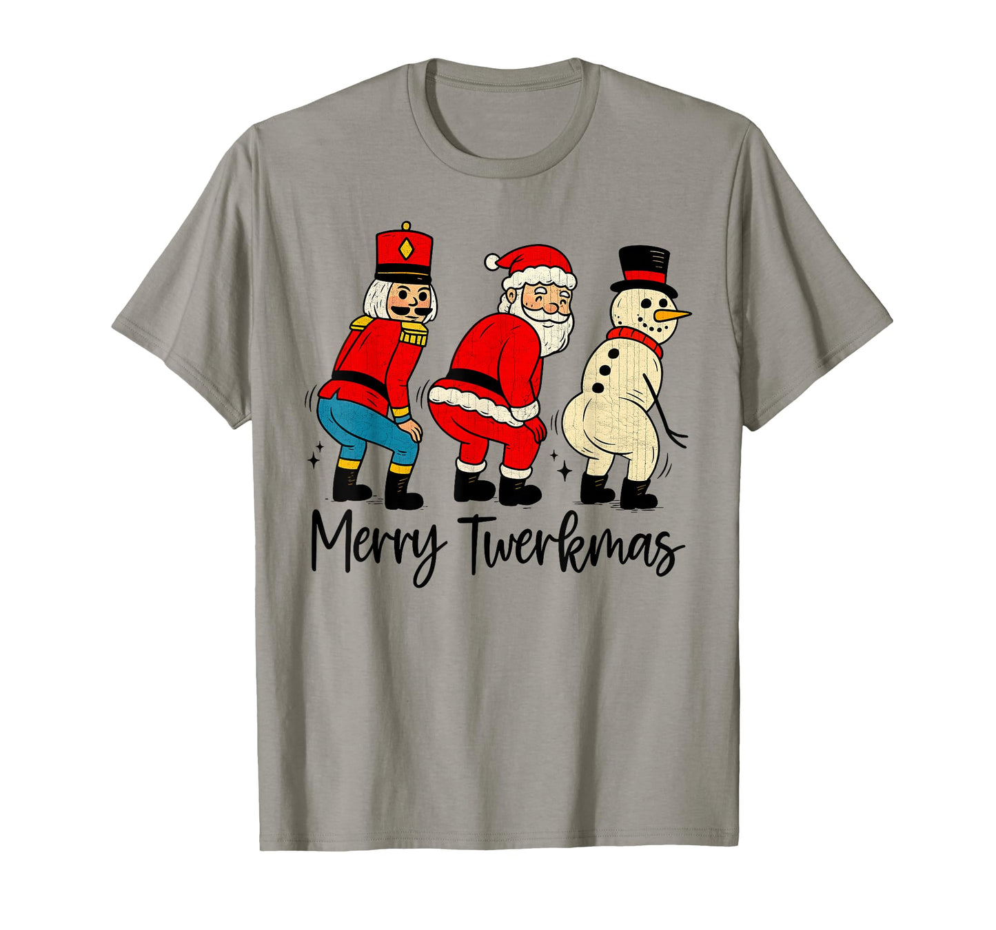 Merry Twerkmas Funny Christmas Dance Ugly Xmas T-Shirt