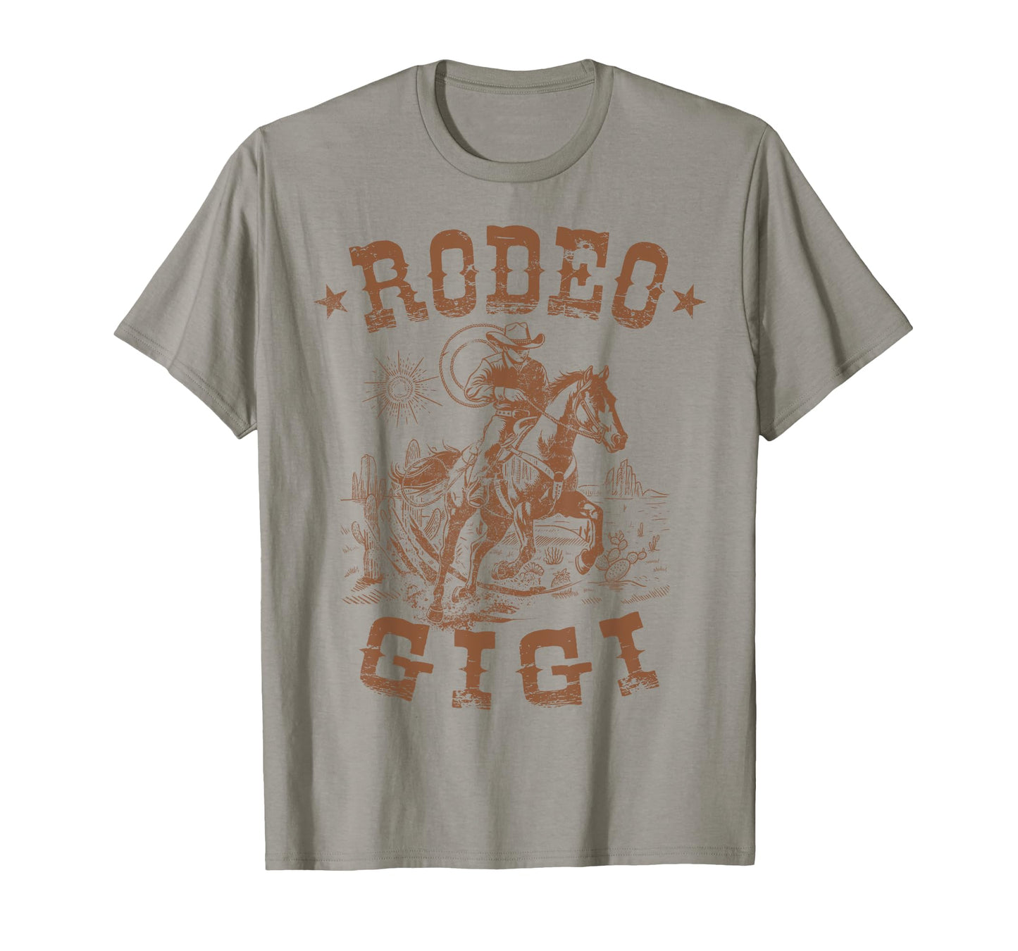 Rodeo Gigi Western Cowboy Family Matching Mother's Day T-Shirt