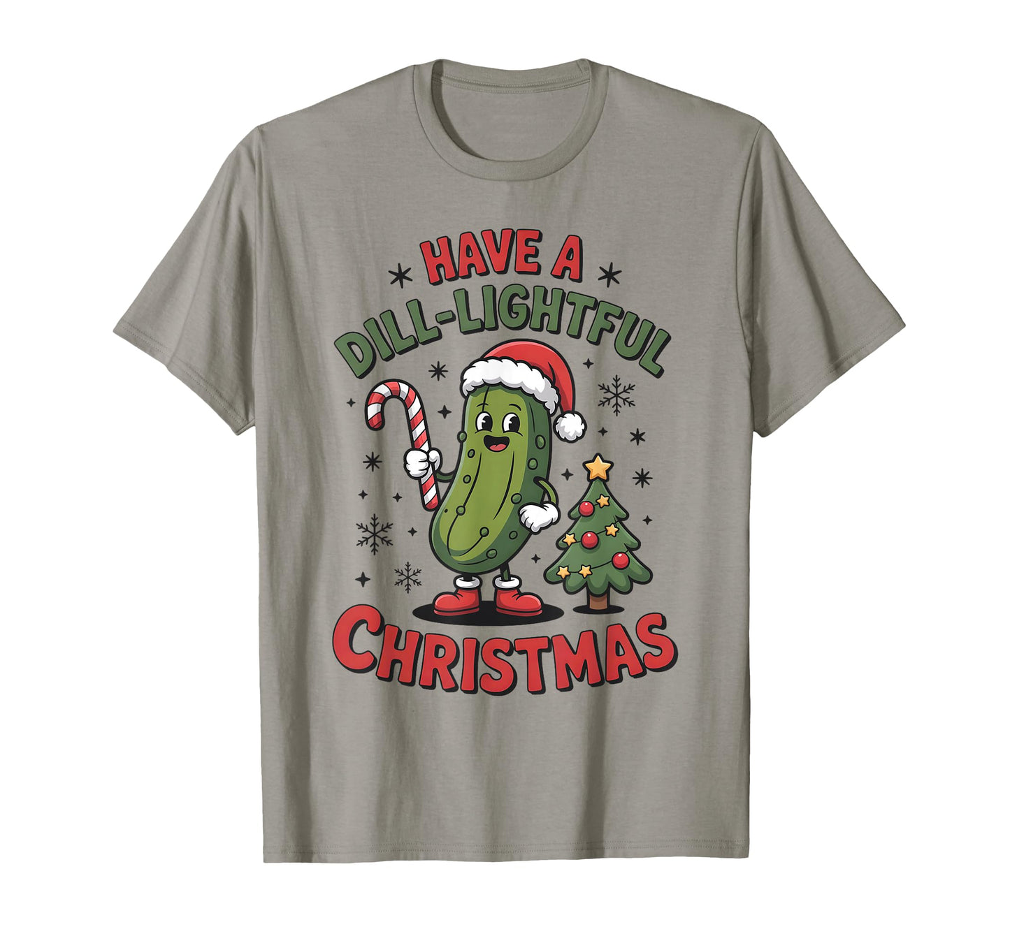Christmas Pickle Dill Lightful T-Shirt
