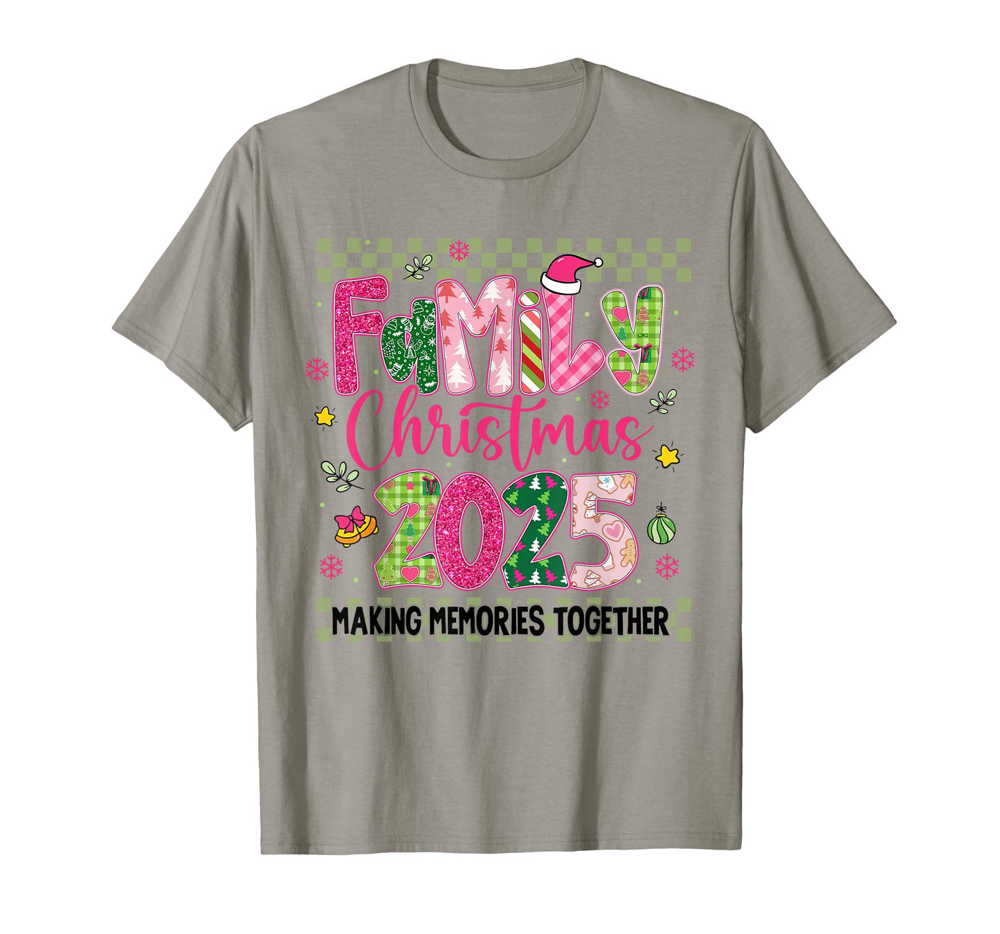 Family Christmas 2025 Making Memories Together Xmas Matching T-Shirt
