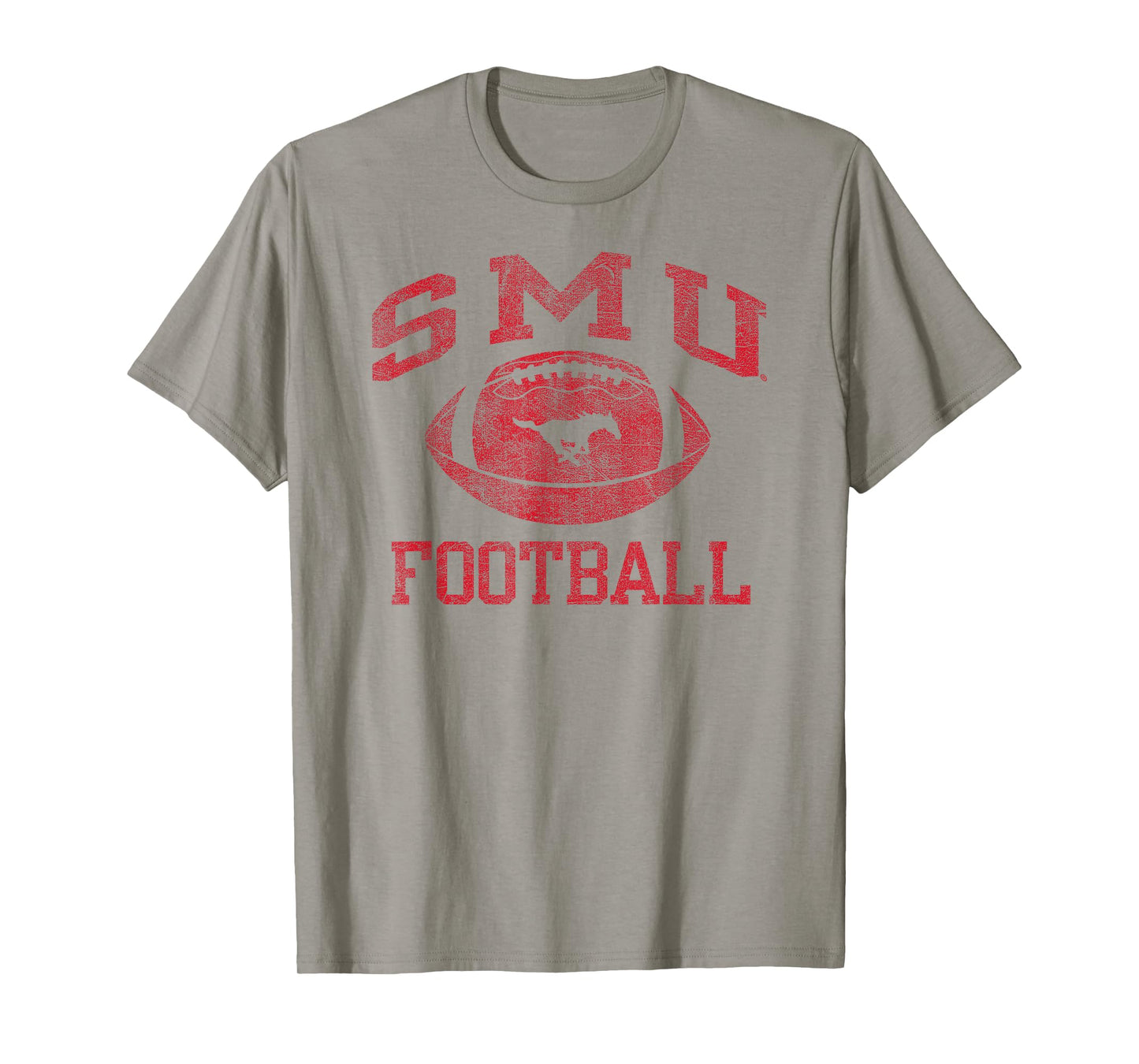 SMU Mustangs Football Intensity White Officially Licensed T-Shirt