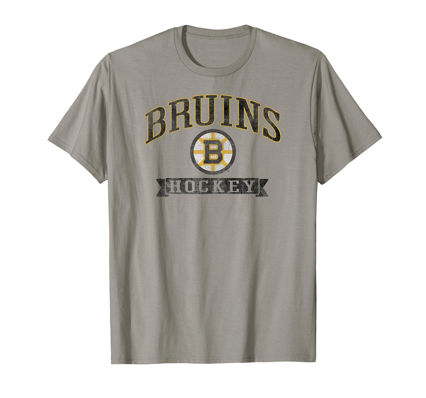 Boston Bruins Vintage Hockey Gray NHL Officially Licensed T-Shirt