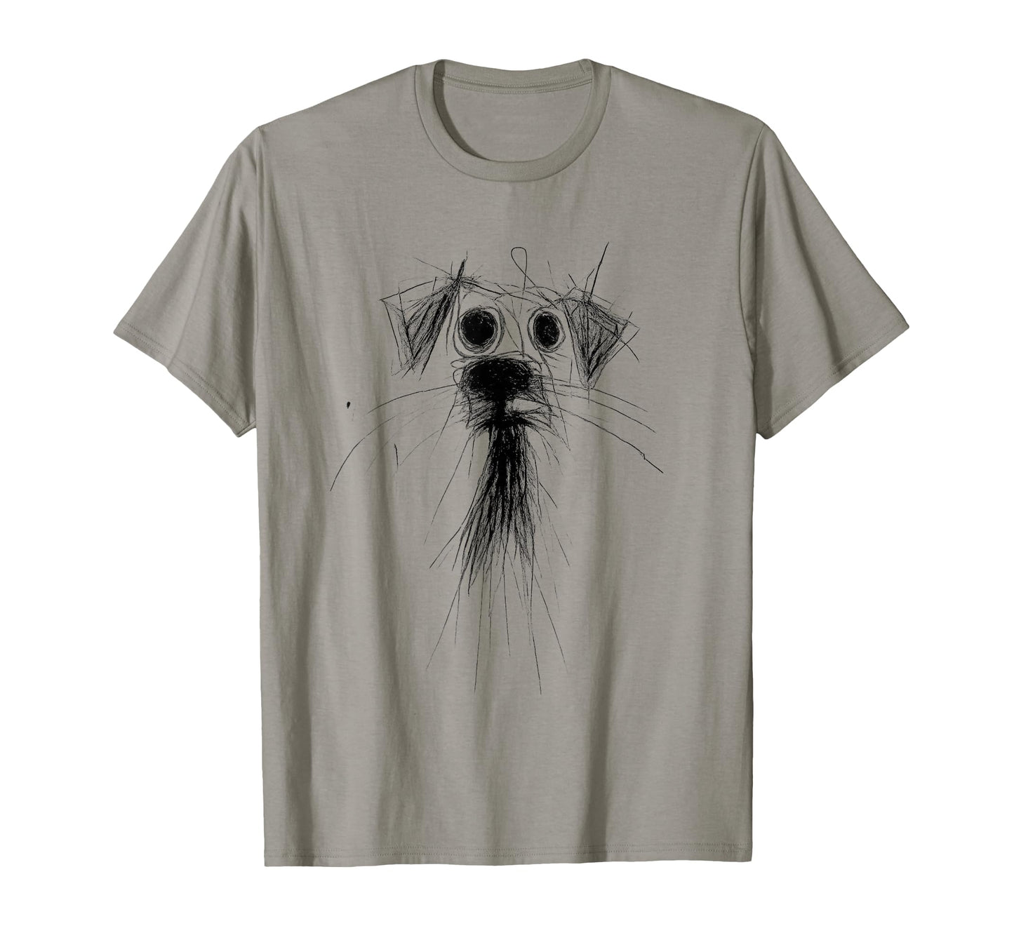 Dog Lover Abstract Scribble Art Cute Puppy Puppy T-Shirt