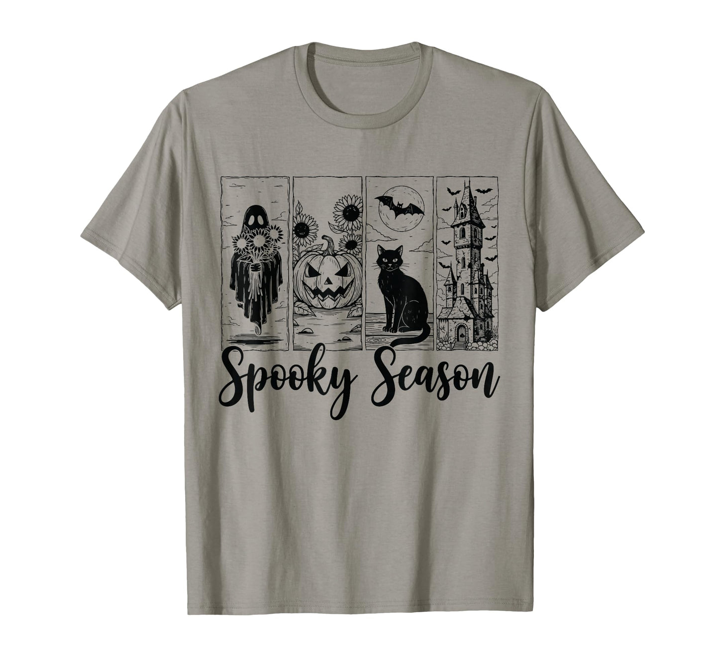 Vintage Halloween Horror Spooky Season T-Shirt