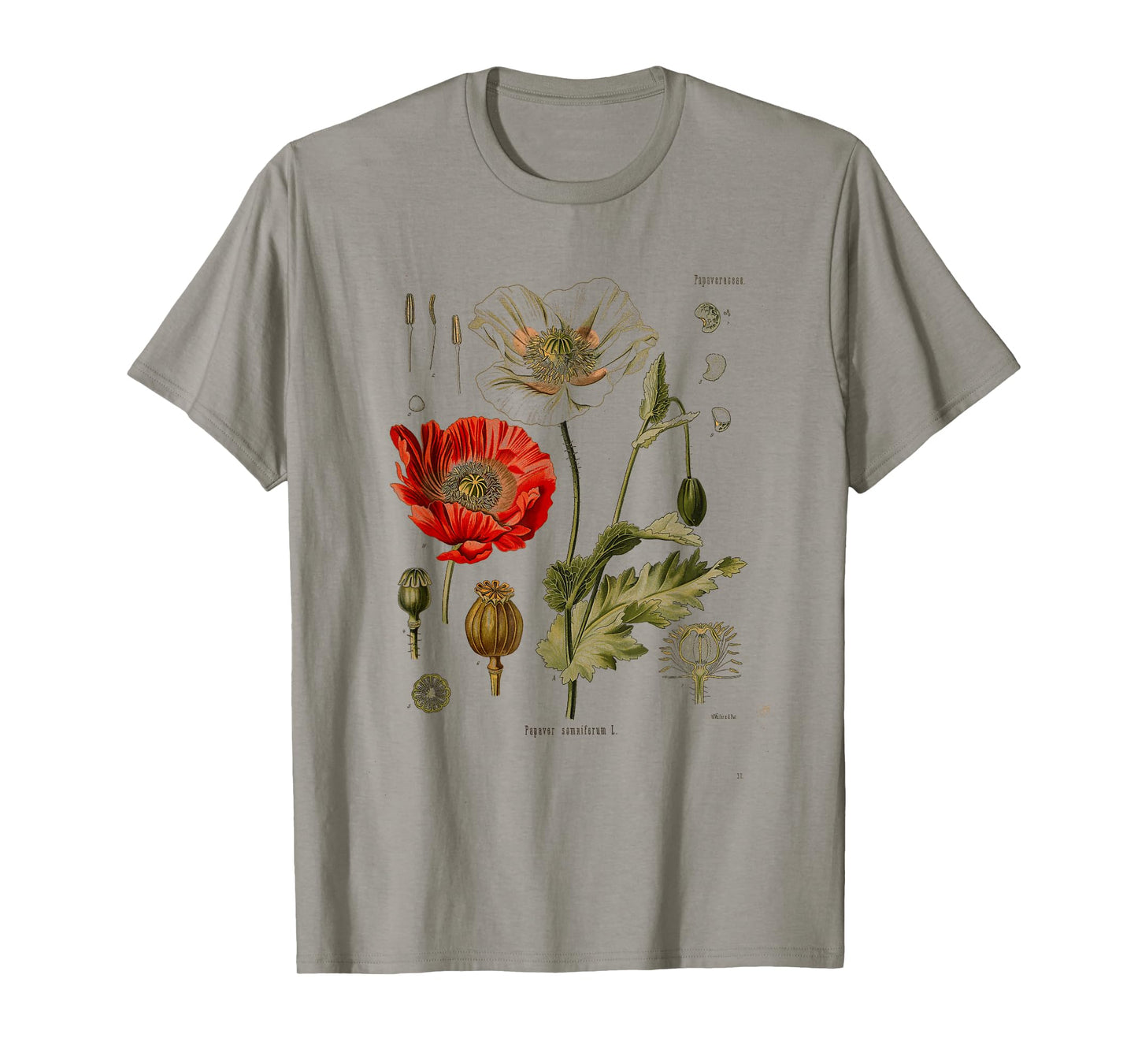 Vintage Botanical flower wild flower Garden Botany T-Shirt