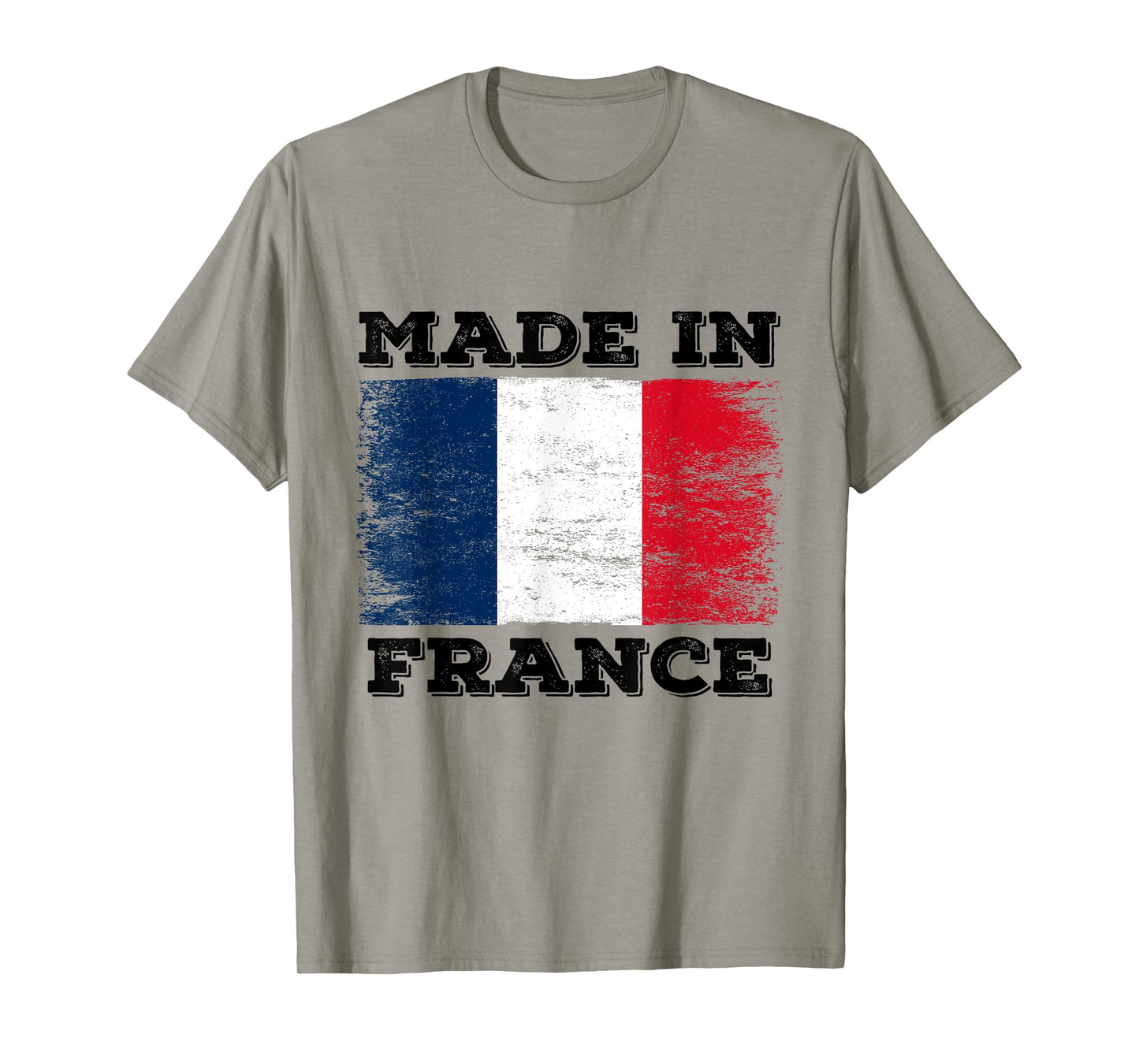 Made In France With French Flag Novelty Graphic Cool Designs T-Shirt