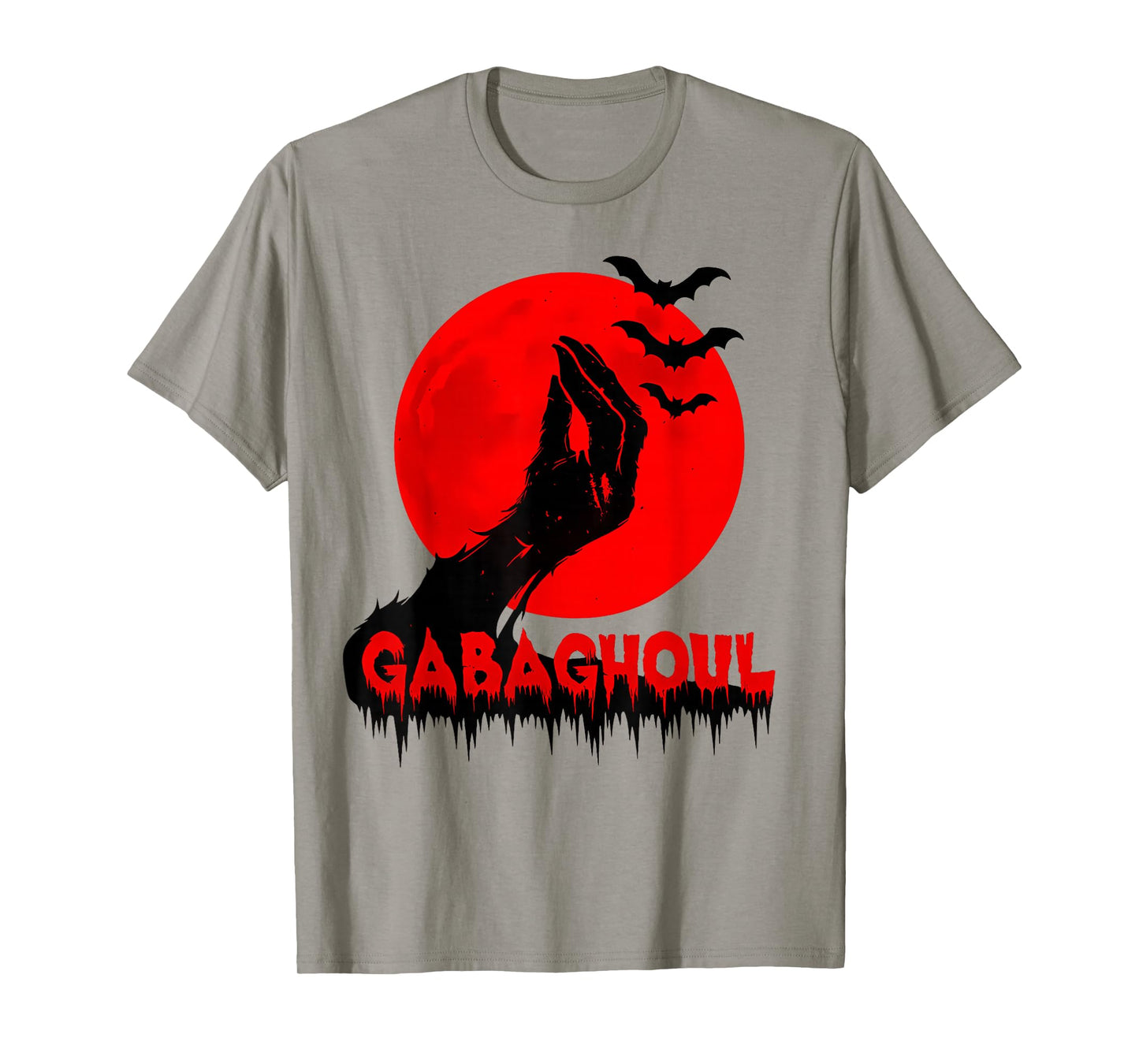 Gabaghoul Funny Hand Moon Italian Joke Halloween Men Women T-Shirt