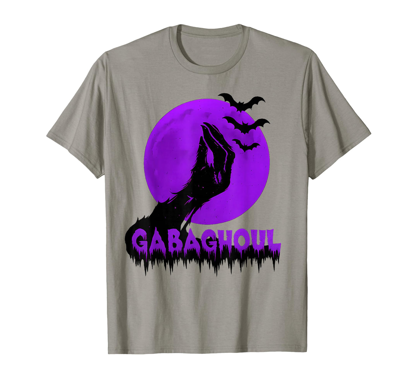 Gabaghoul Funny Hand Moon Italian Joke Halloween Men Women T-Shirt