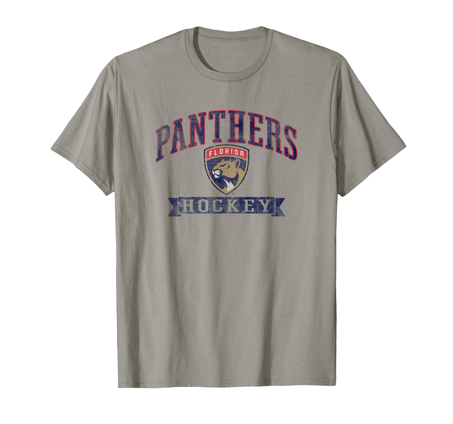 Florida Panthers Vintage Hockey Gray Officially Licensed T-Shirt