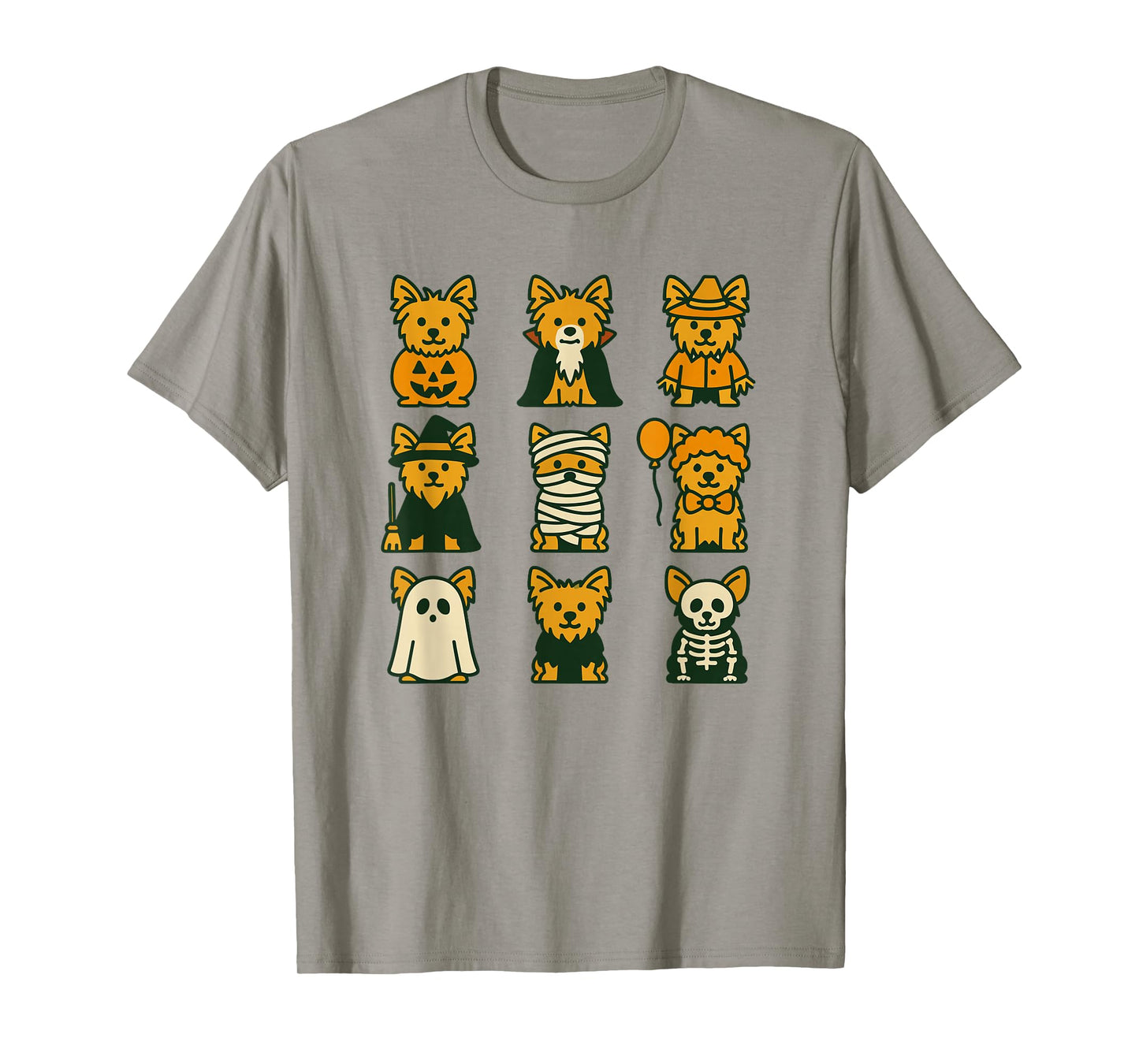 Yorkie Halloween Costume Funny Scary Yorkshire Terrier T-Shirt