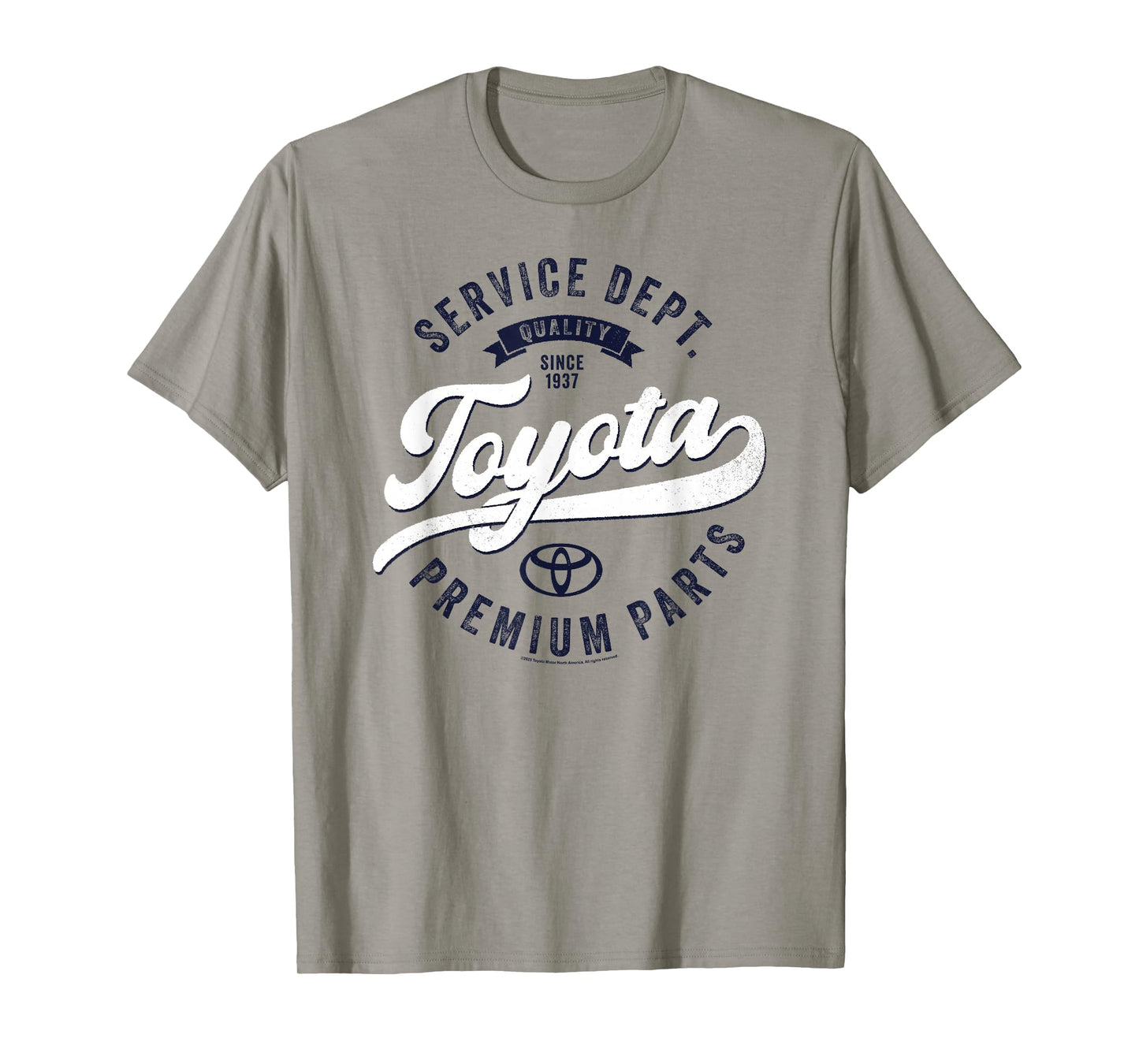 Toyota Service Dept Quality Since 1937 Distressed Retro Logo T-Shirt