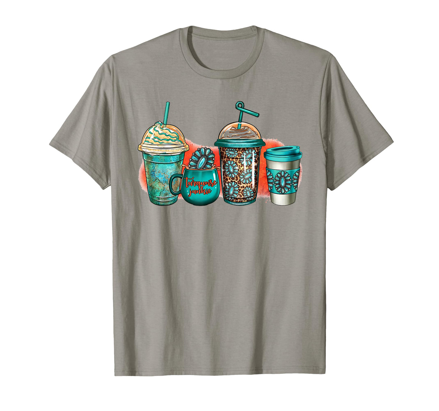 Turquoise Junkie Coffee Cups Western Gemstone Rodeo Coffee T-Shirt