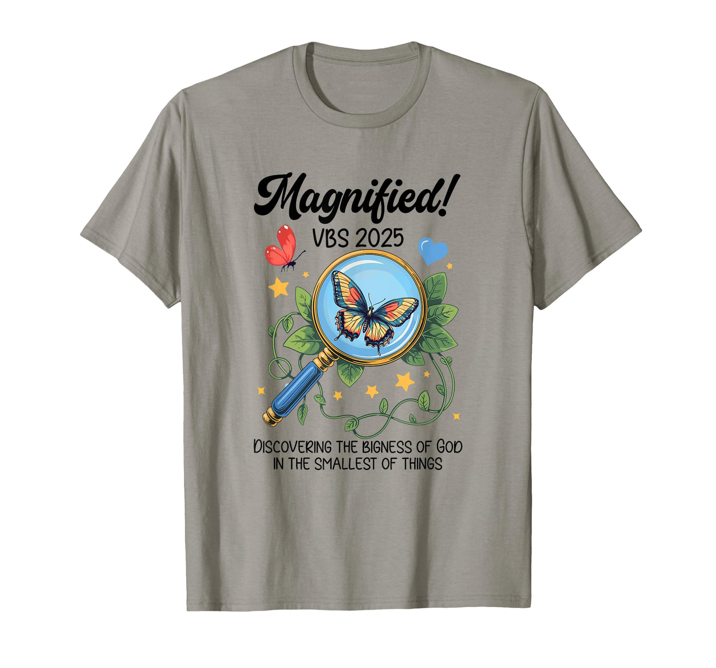 Magnified Vbs 2025 Butterfly Discovering The Bigness Of God T-Shirt