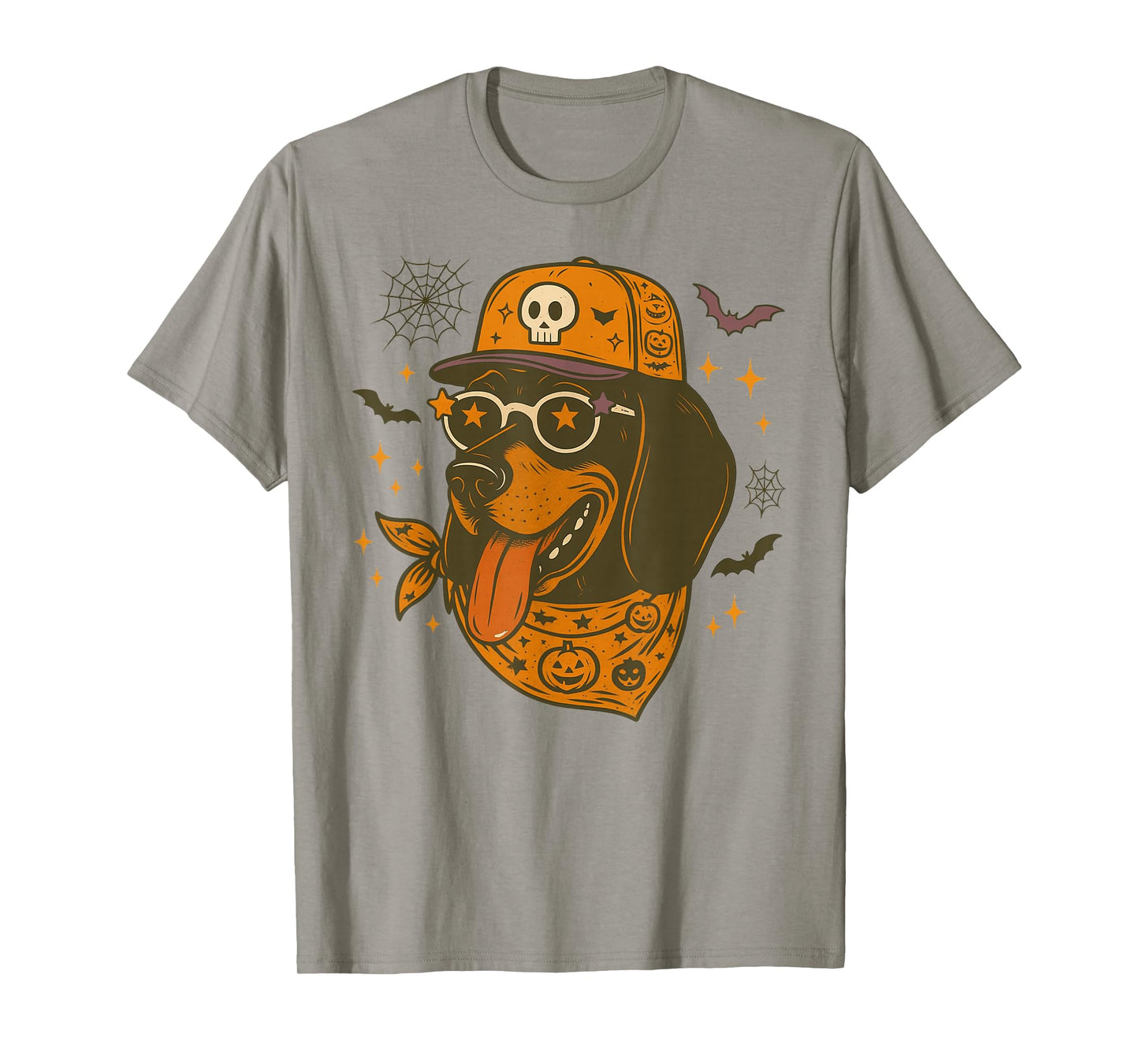 Coonhound Lover Dog Mom Halloween Vibes Spooky Season T-Shirt