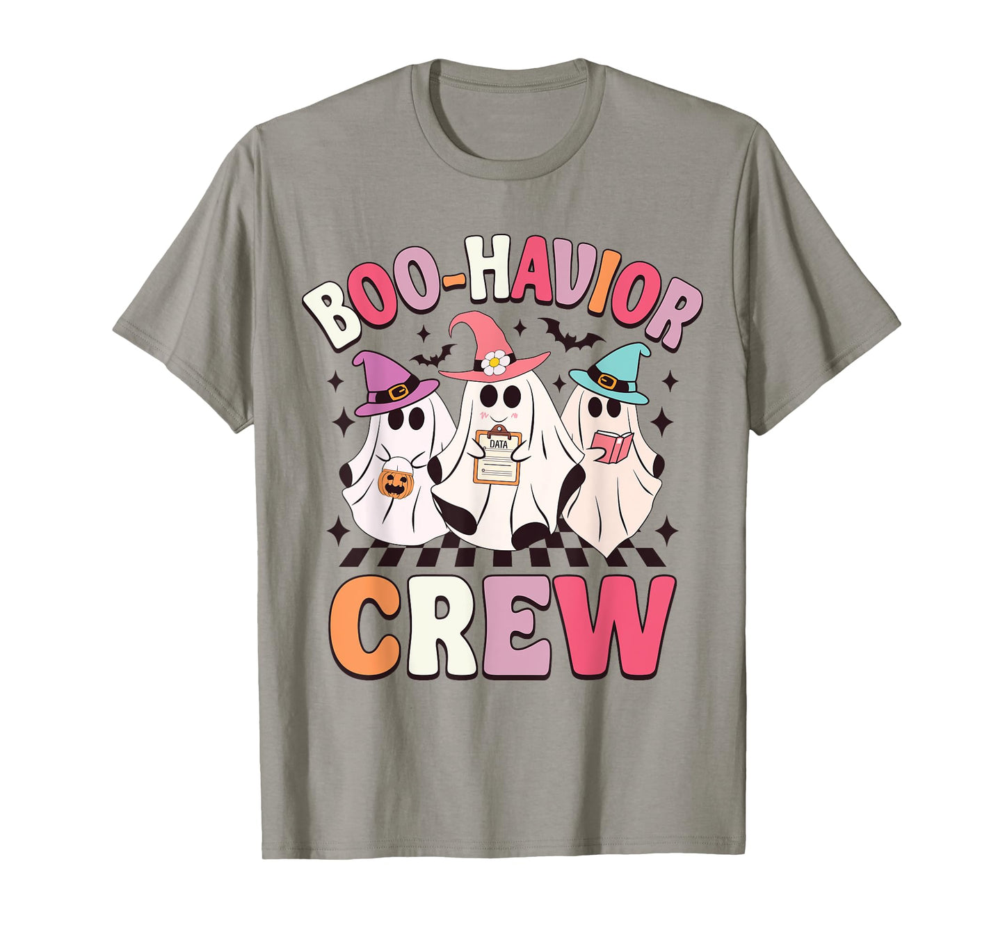 Retro Boo-Havior Crew Behavior Analyst Halloween ABA RBT T-Shirt