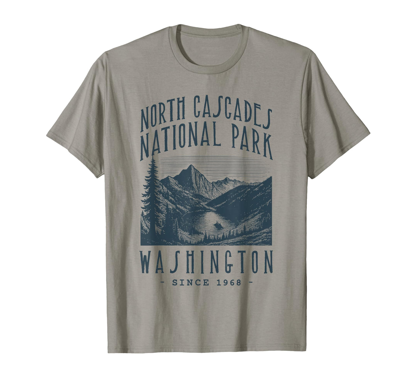 NORTH CASCADES NATIONAL PARK, WASHINGTON. CAMPING, HIKER T-Shirt