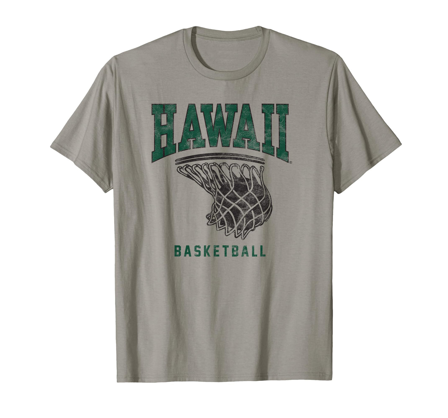 University of Hawaii Rainbow Warriors Basketball Hoop T-Shirt