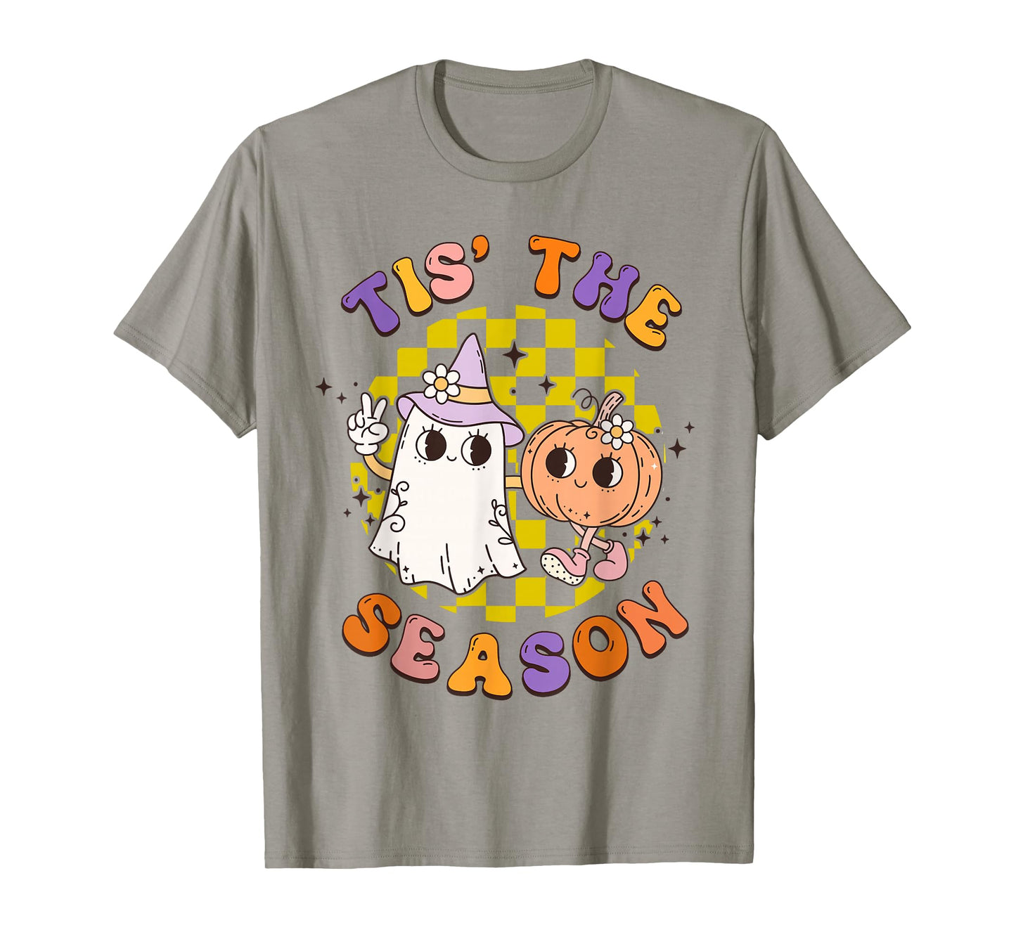 Tis The Season Ghost and Pumpkin T-Shirt